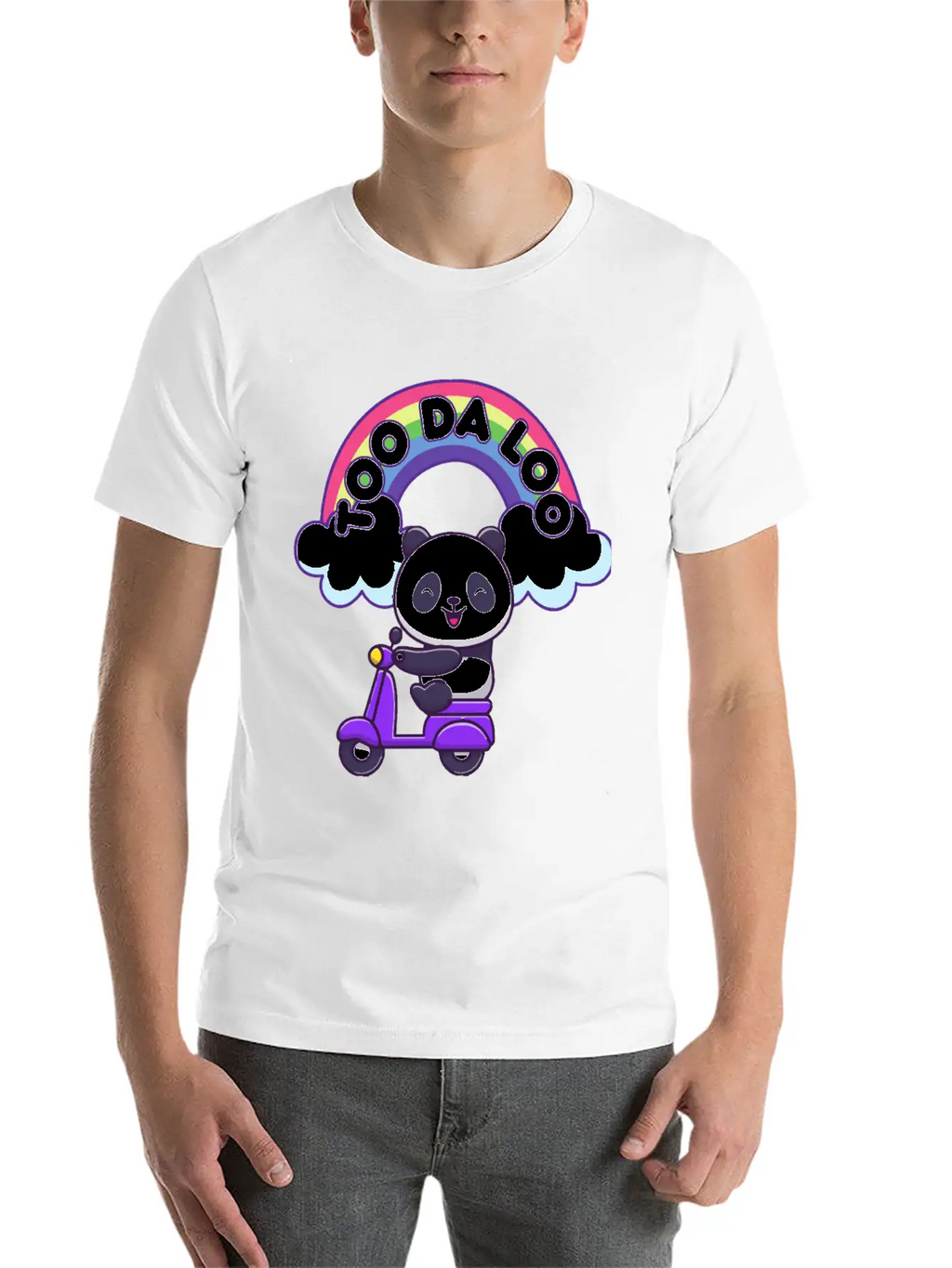 Kawaii Panda Breathable Soft Cotton T-Shirt – Timeless Casual Look