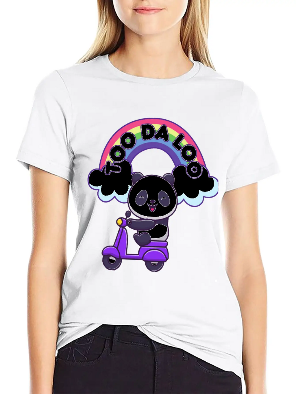 Kawaii Panda Breathable Soft Cotton T-Shirt – Timeless Casual Look
