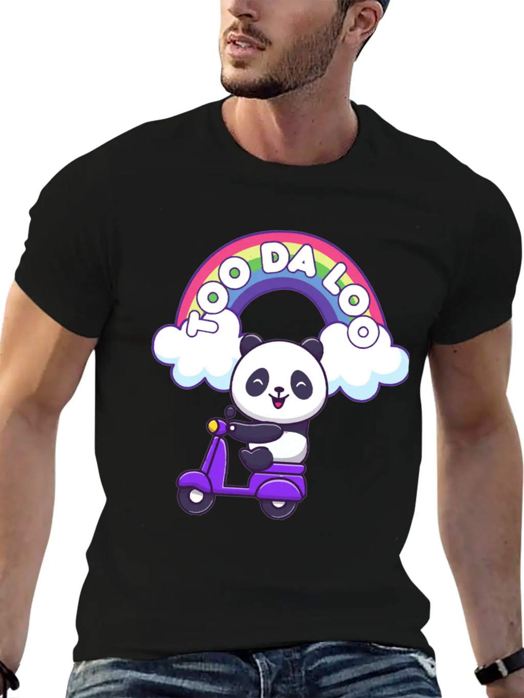 Kawaii Panda Breathable Soft Cotton T-Shirt – Timeless Casual Look
