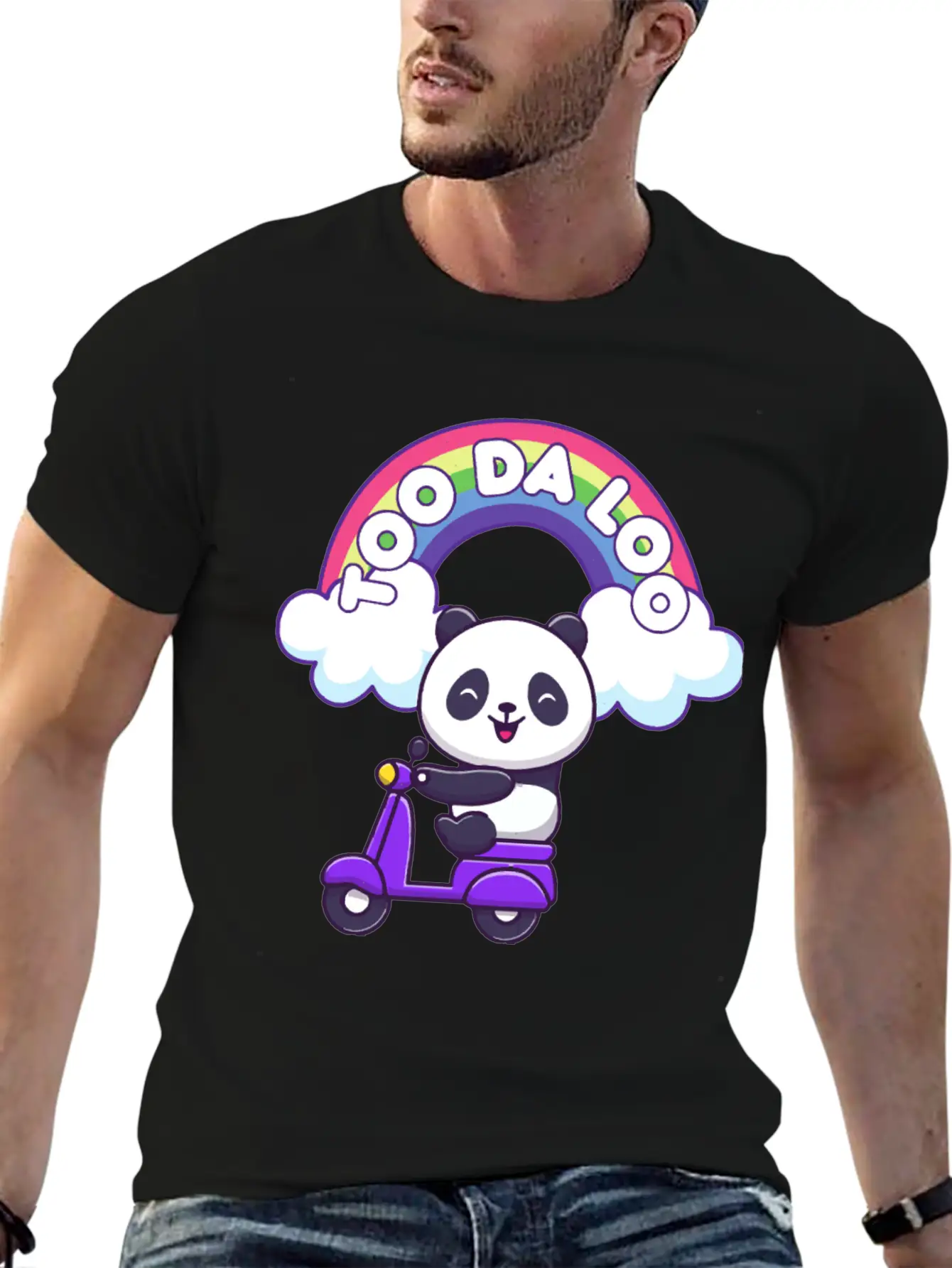 Kawaii Panda Breathable Soft Cotton T-Shirt – Timeless Casual Look