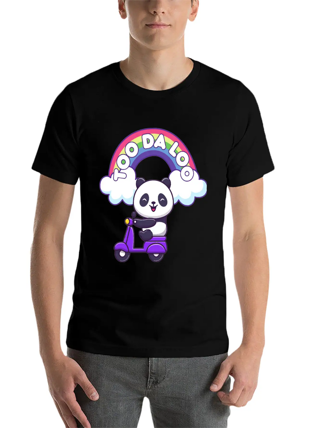 Kawaii Panda Breathable Soft Cotton T-Shirt – Timeless Casual Look