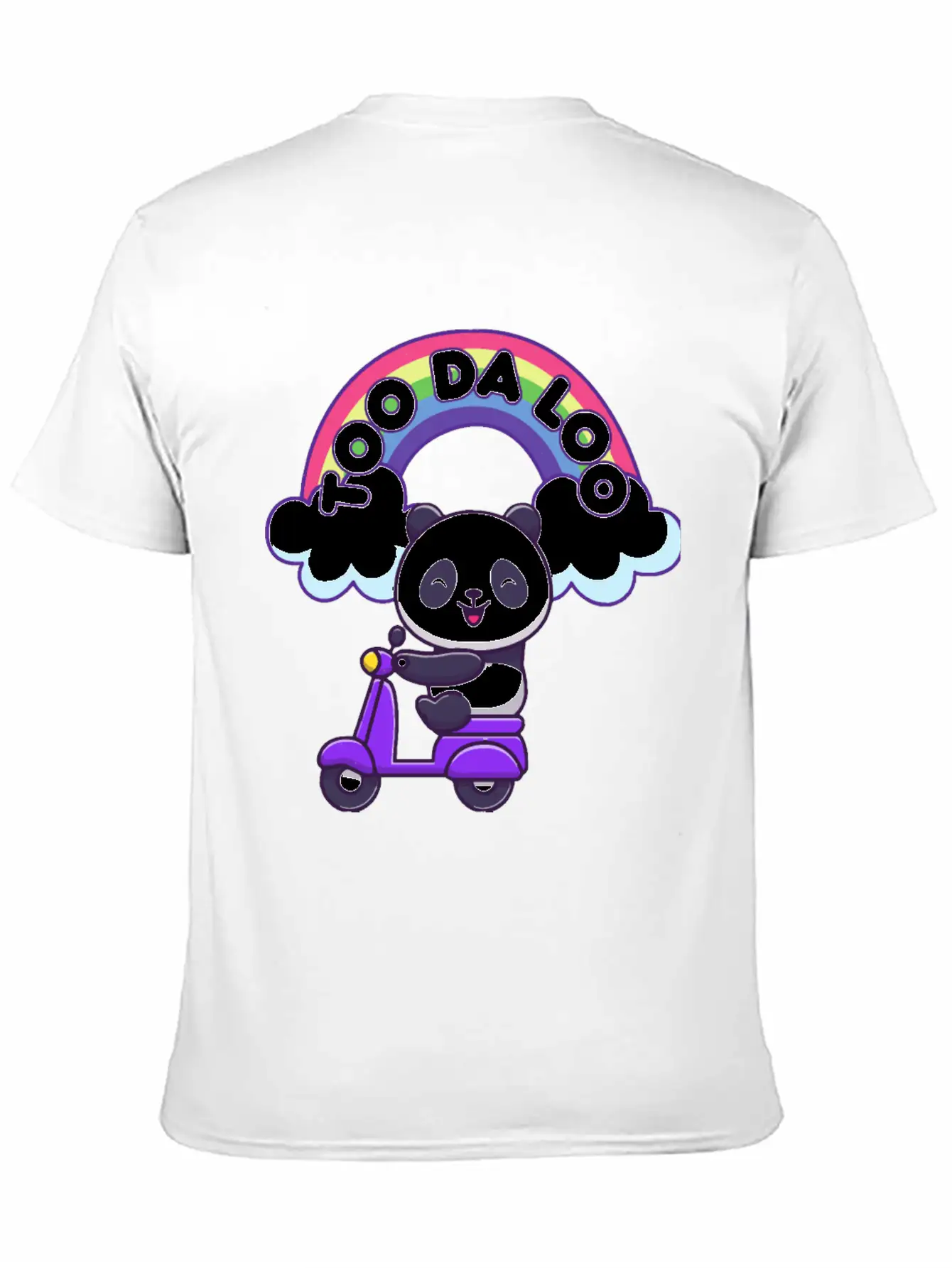 Kawaii Panda Breathable Soft Cotton T-Shirt – Timeless Casual Look
