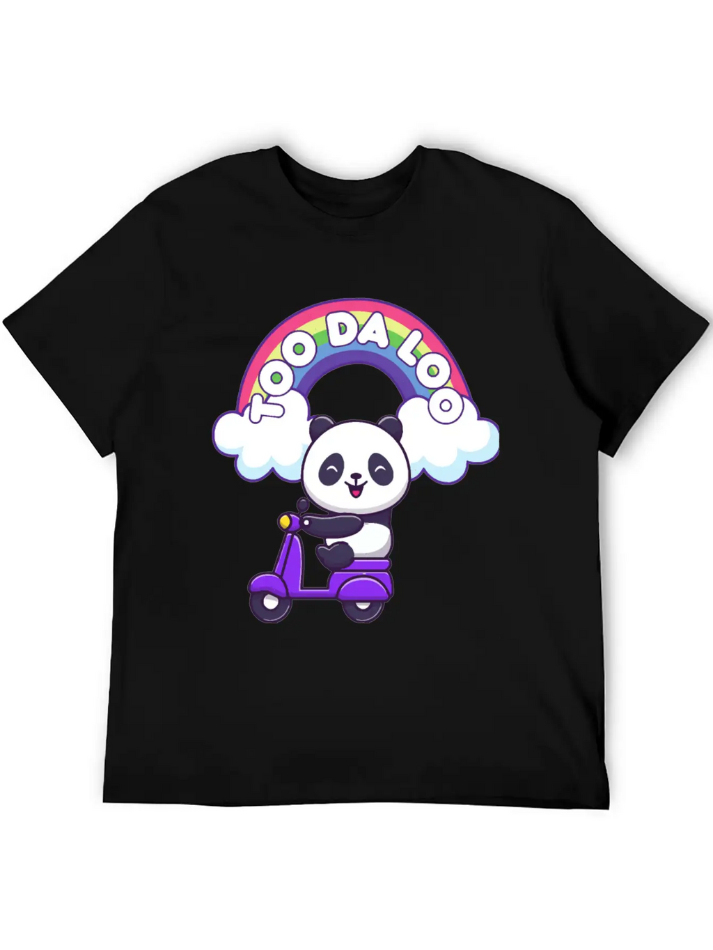 Kawaii Panda Breathable Soft Cotton T-Shirt – Timeless Casual Look