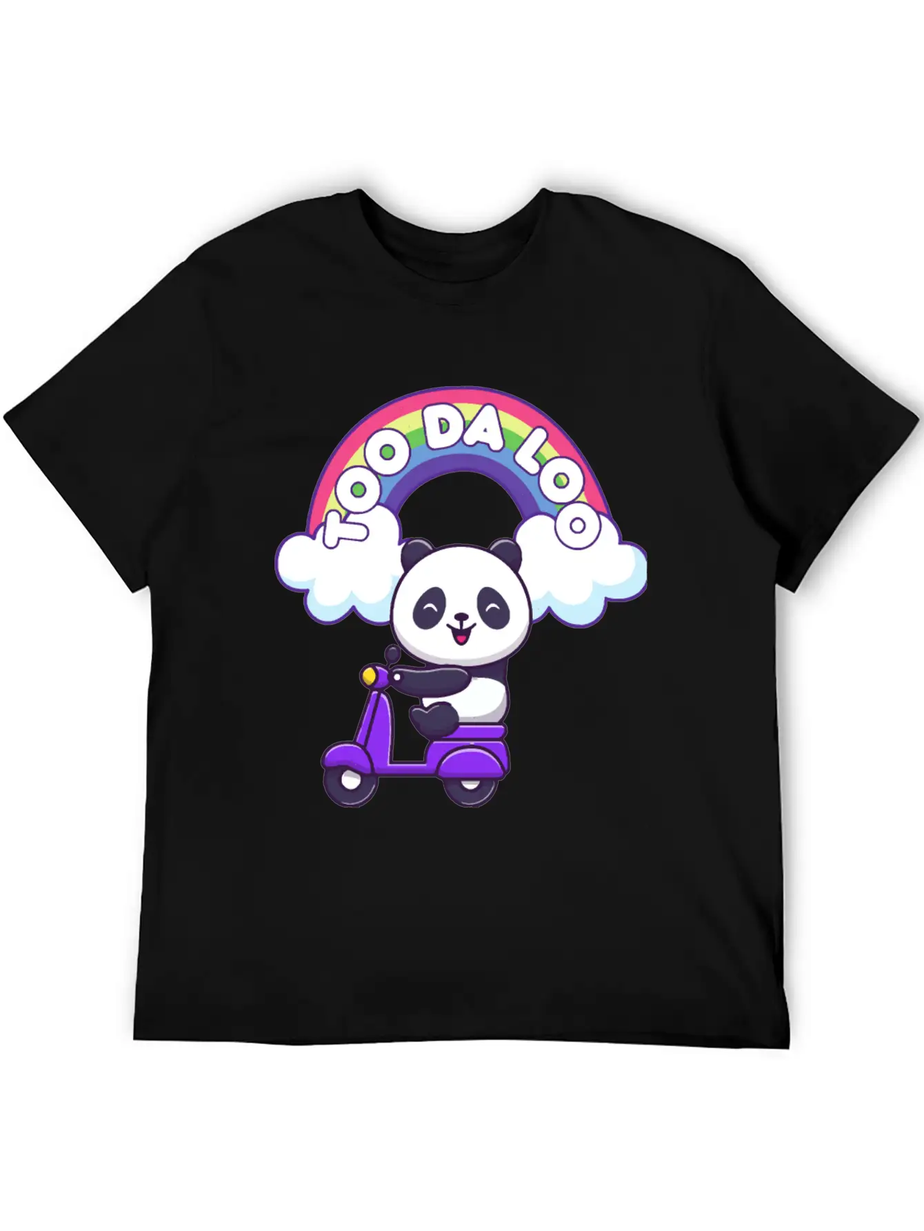 Kawaii Panda Breathable Soft Cotton T-Shirt – Timeless Casual Look