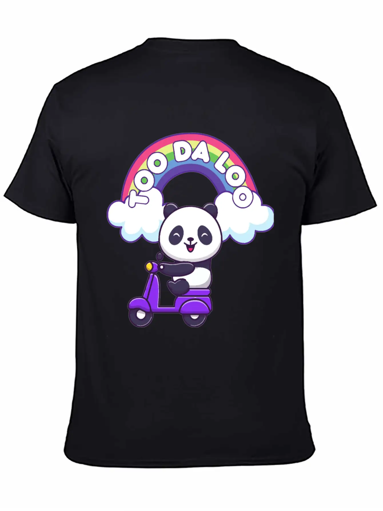 Kawaii Panda Breathable Soft Cotton T-Shirt – Timeless Casual Look
