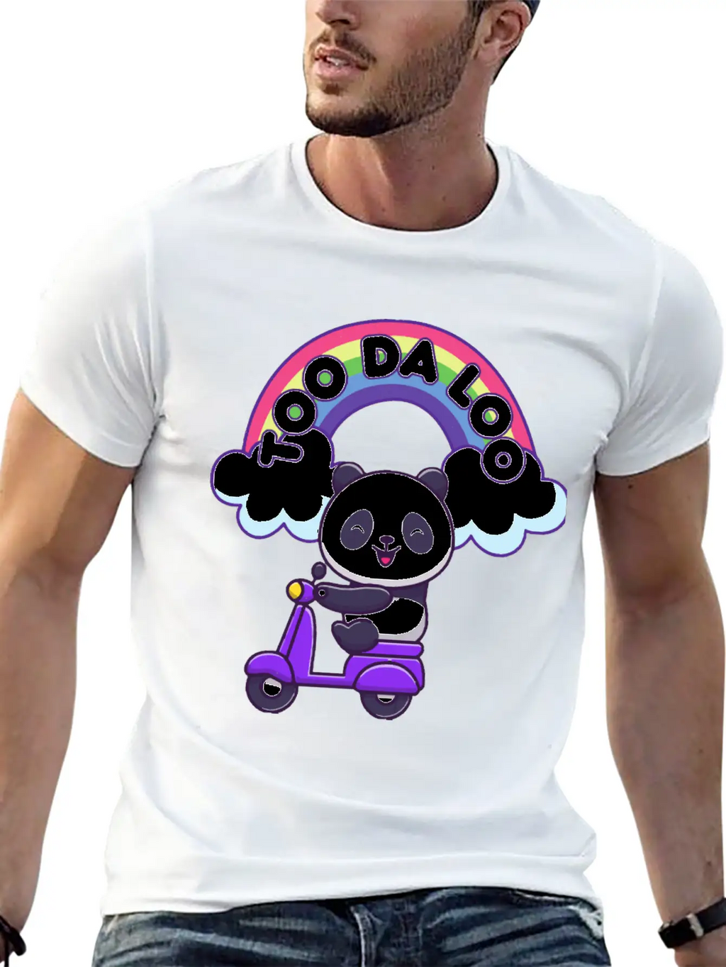 Kawaii Panda Breathable Soft Cotton T-Shirt – Timeless Casual Look