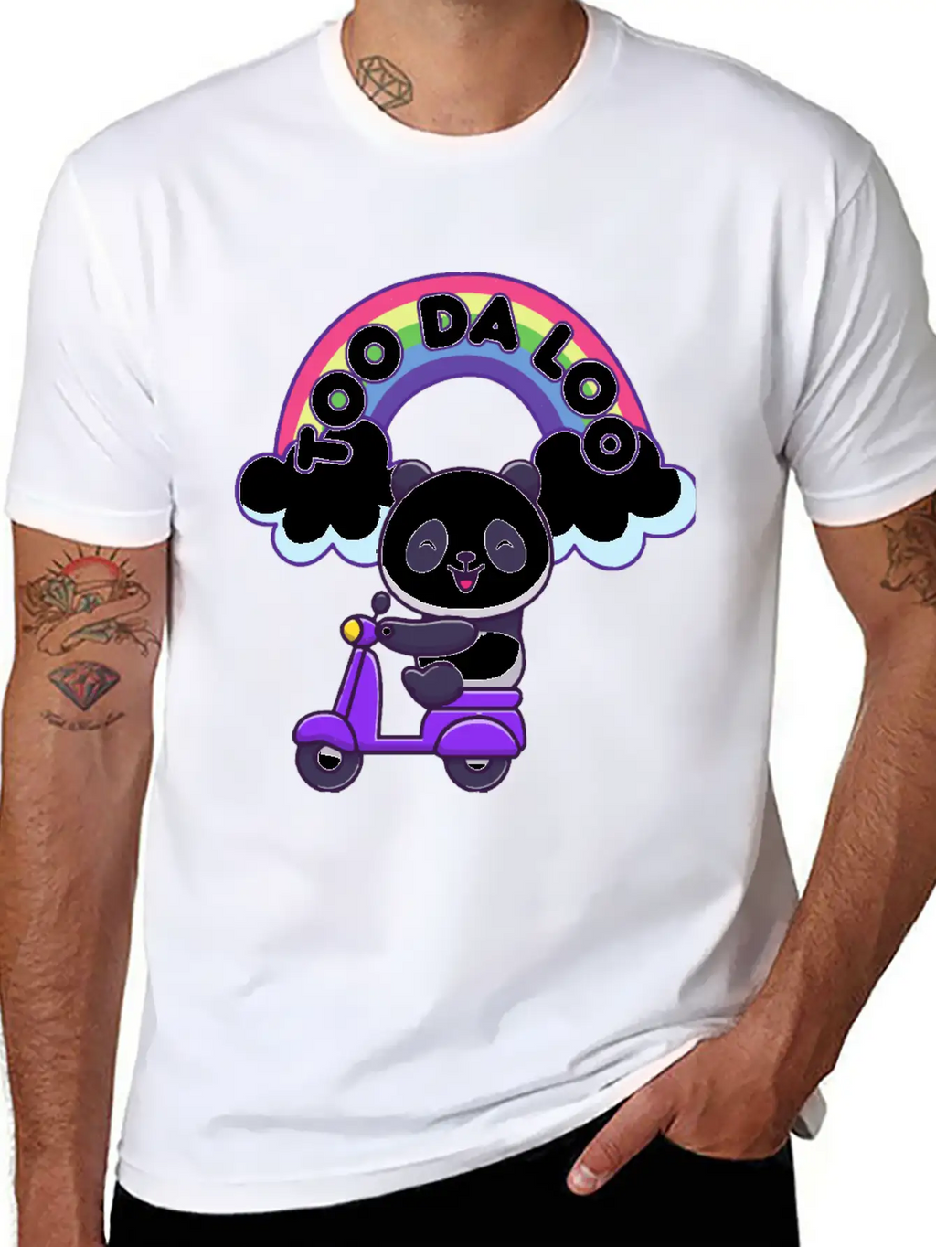 Kawaii Panda Breathable Soft Cotton T-Shirt – Timeless Casual Look