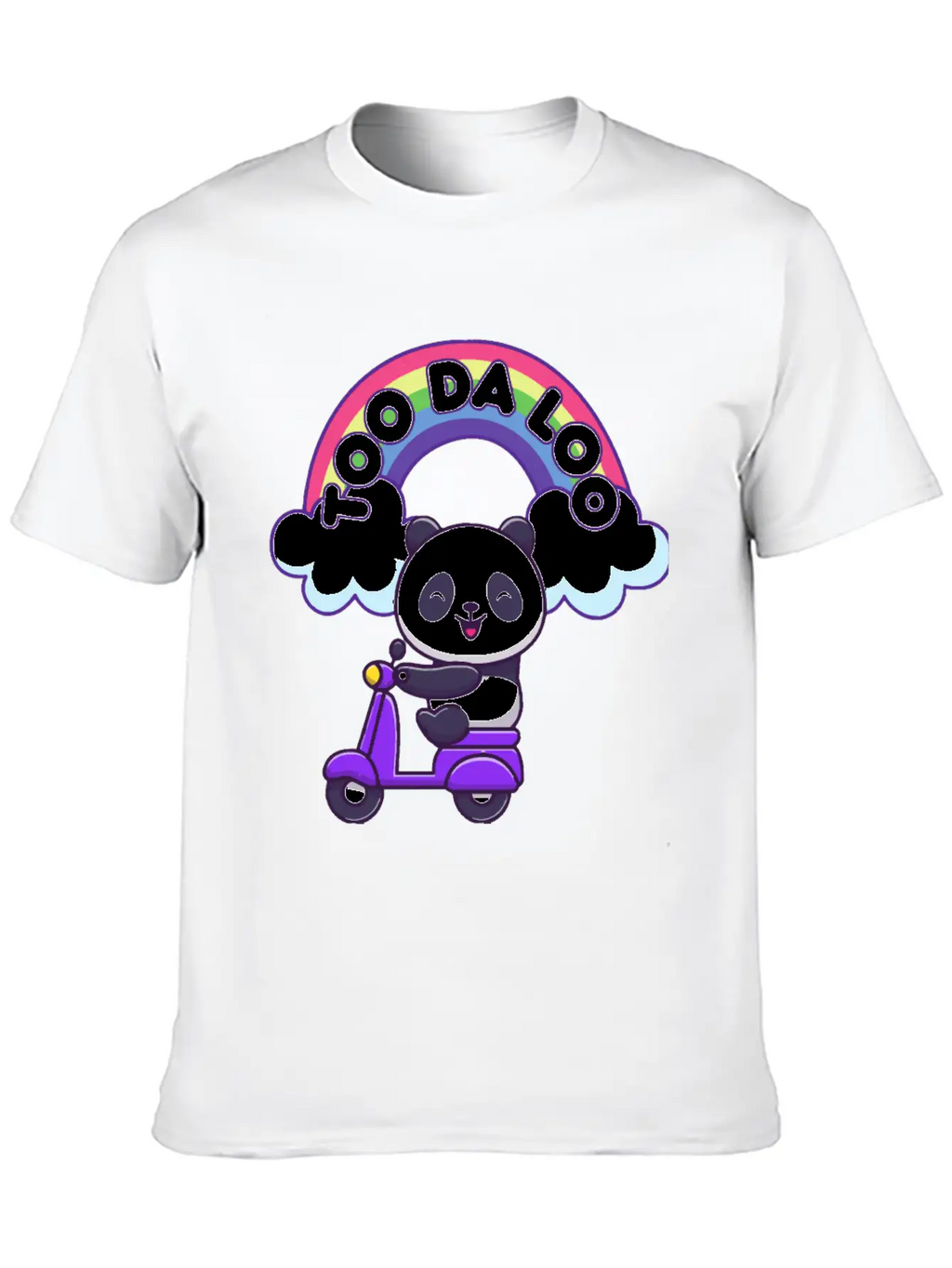 Kawaii Panda Breathable Soft Cotton T-Shirt – Timeless Casual Look