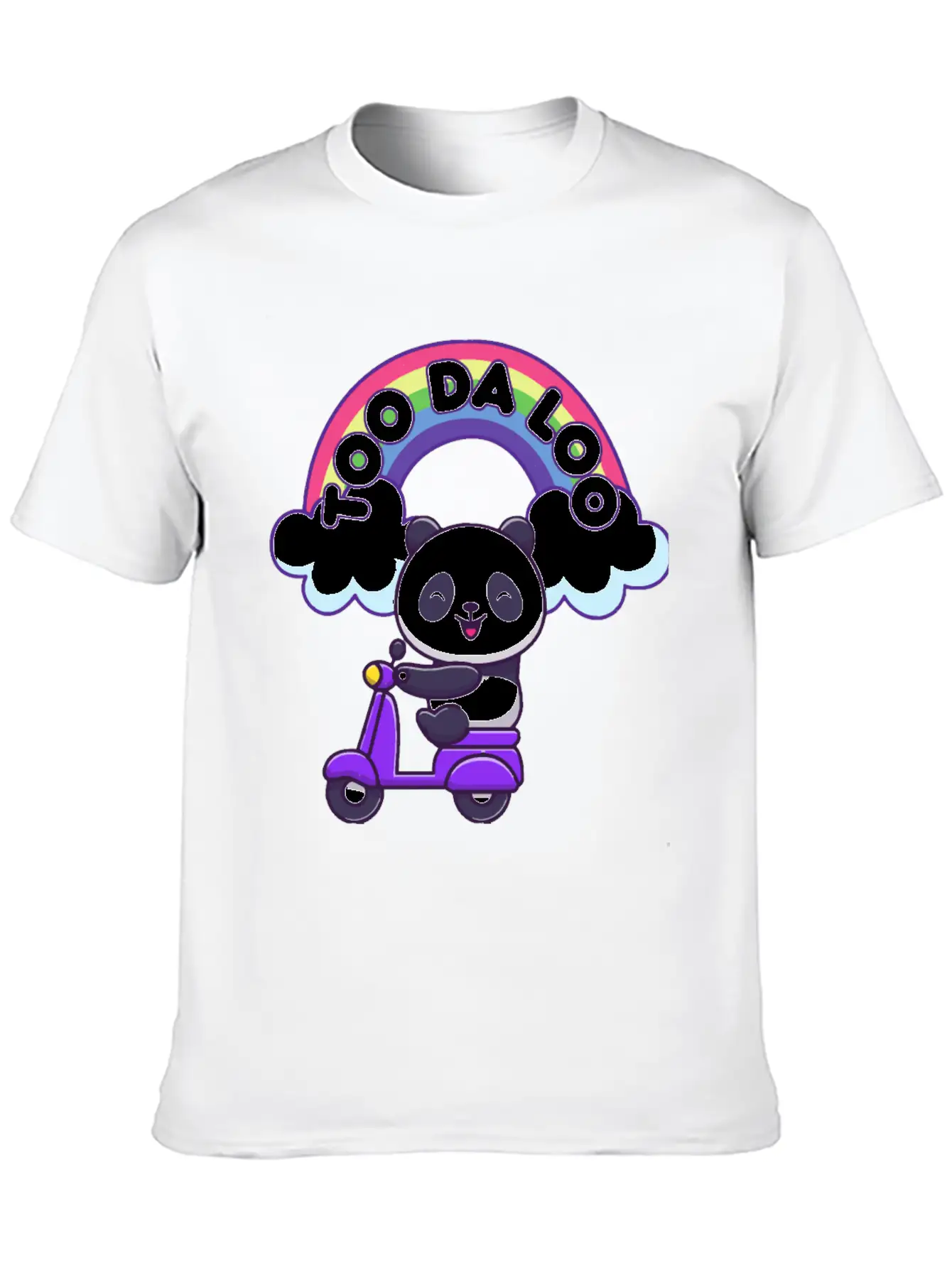 Kawaii Panda Breathable Soft Cotton T-Shirt – Timeless Casual Look