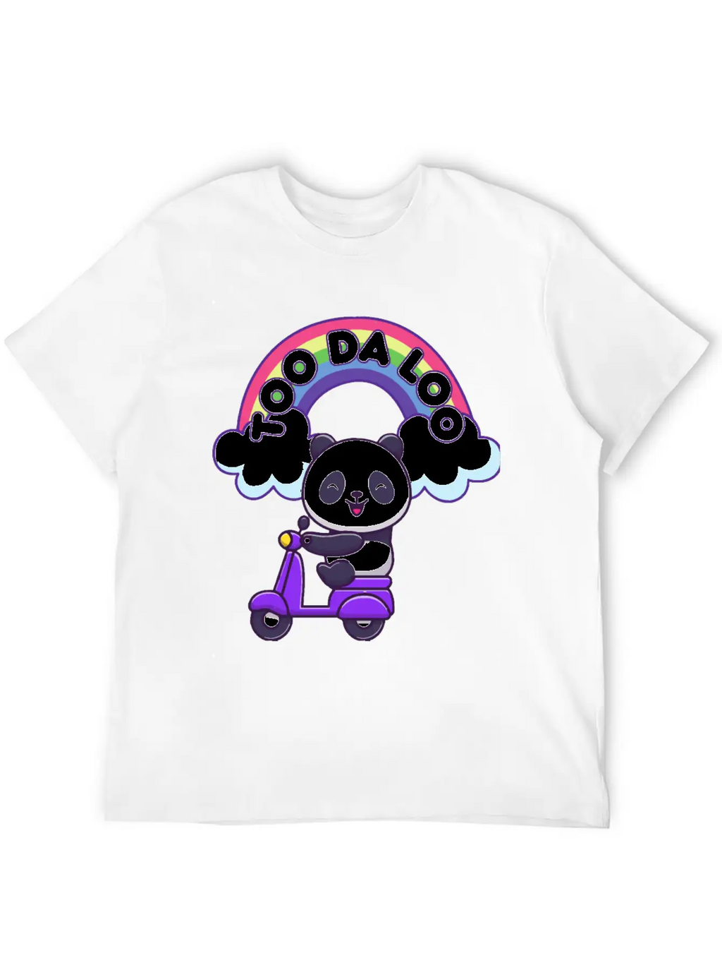 Kawaii Panda Breathable Soft Cotton T-Shirt – Timeless Casual Look