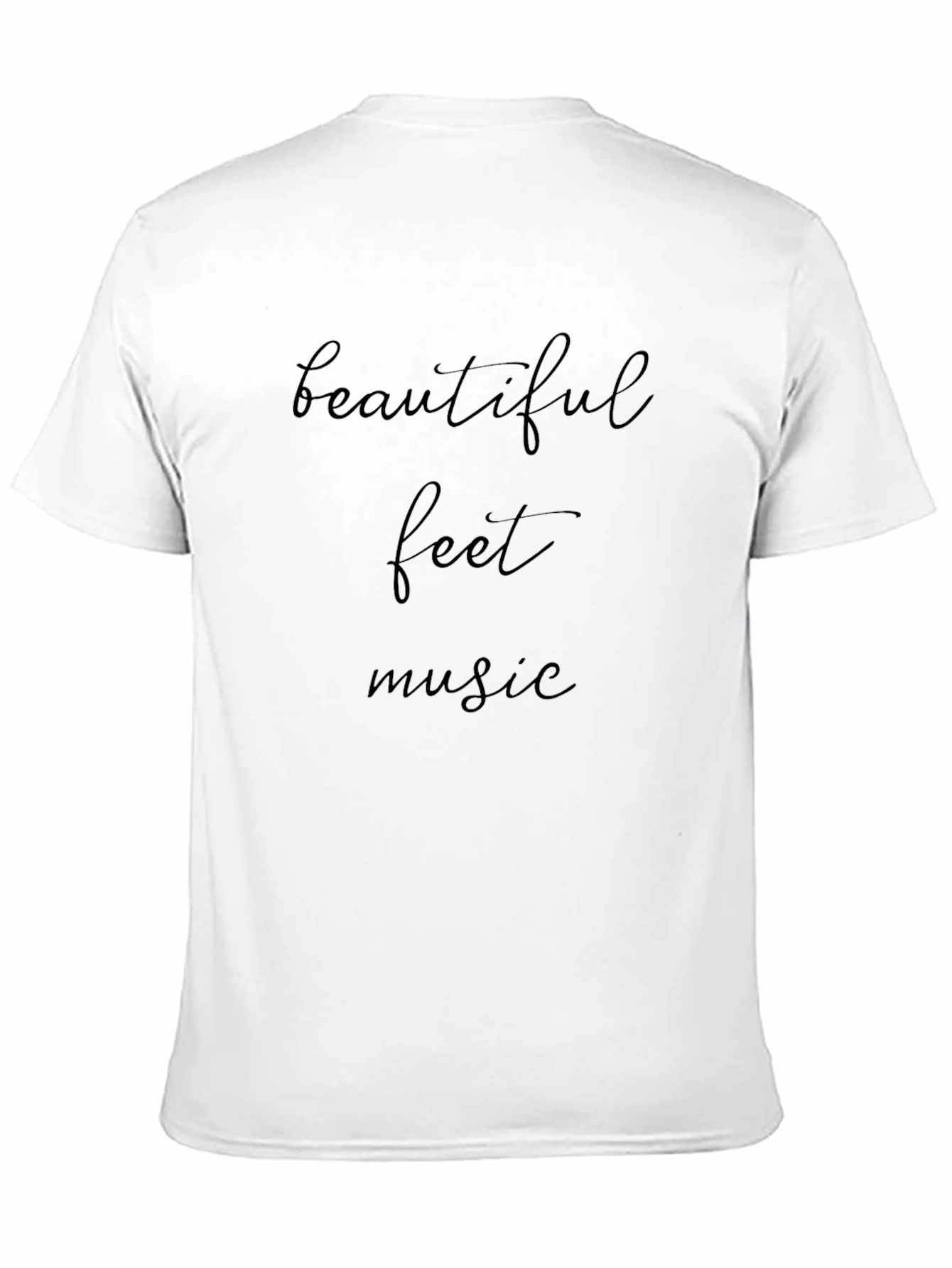 Beautiful Feet Music Black T-Shirt