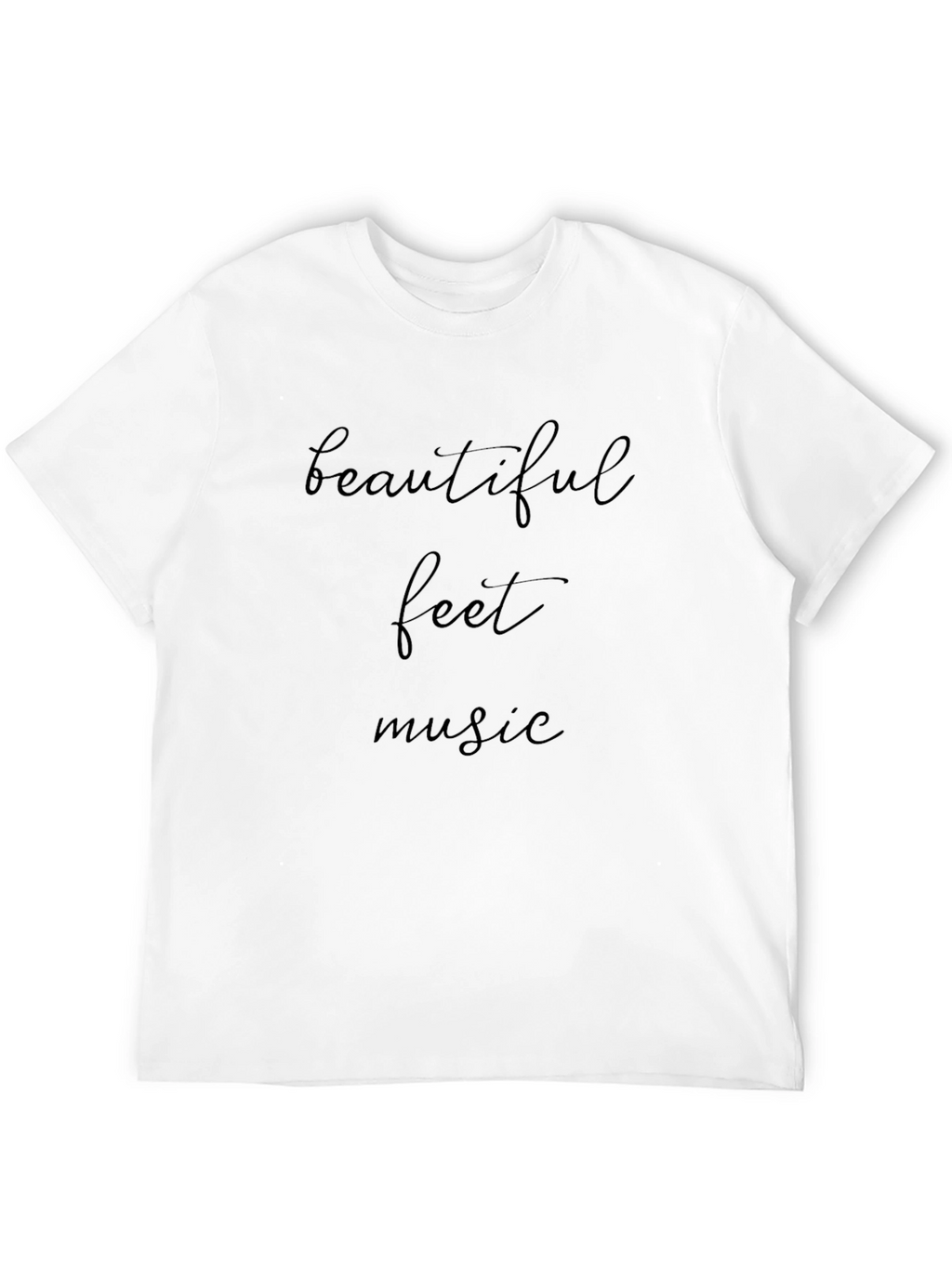 Beautiful Feet Music Black T-Shirt