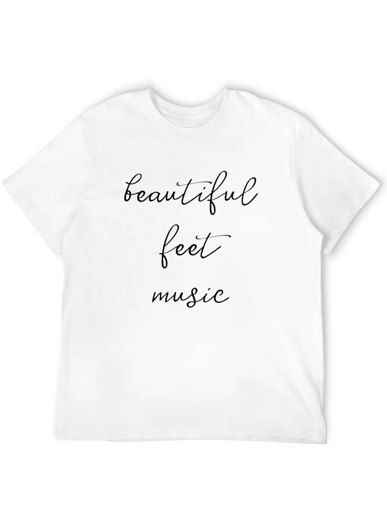 Beautiful Feet Music Black T-Shirt