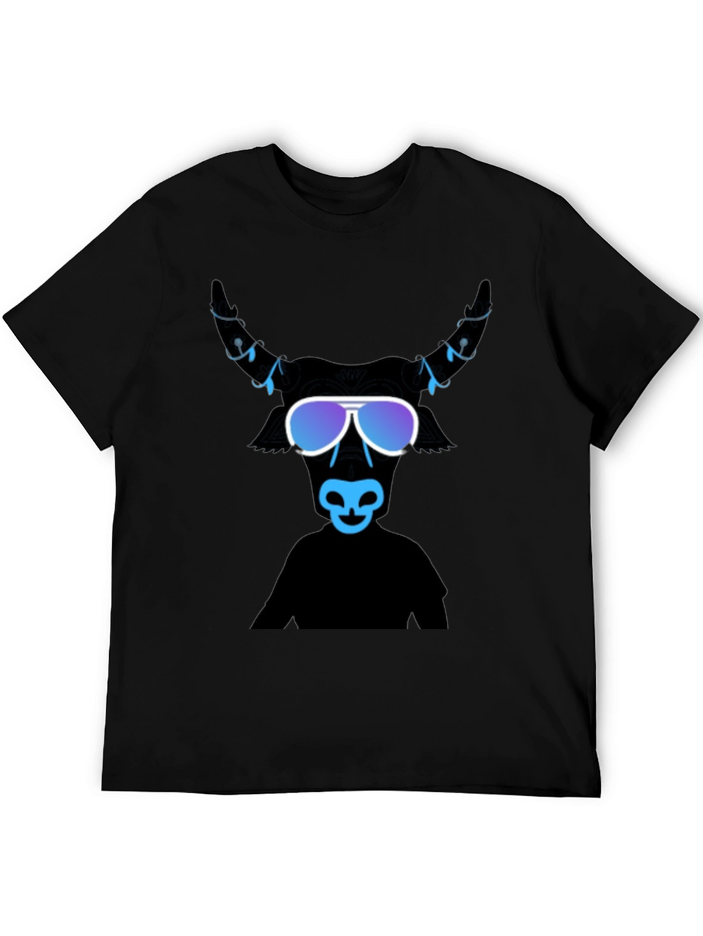 Cool Bull Graphic Tee - Black