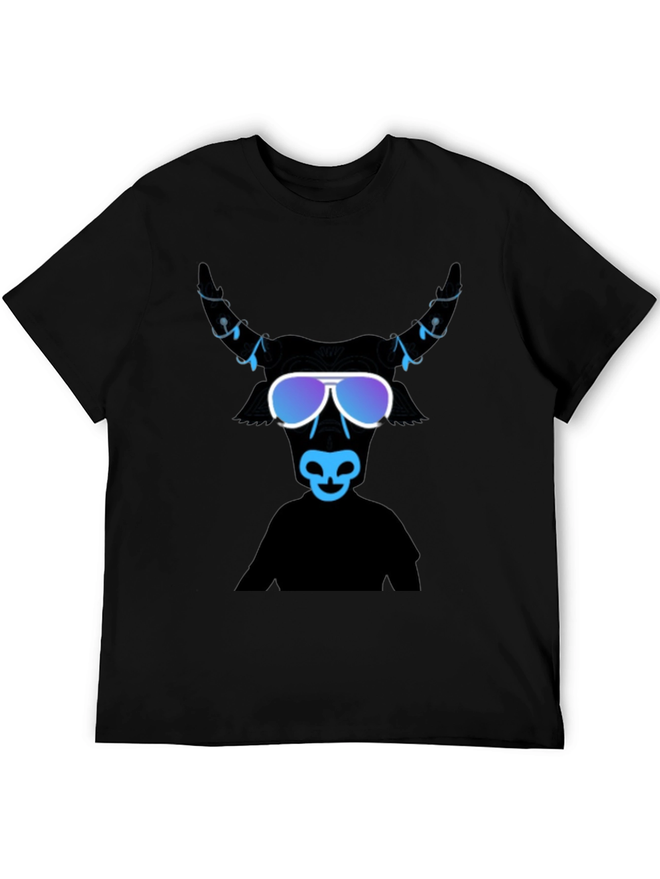 Cool Bull Graphic Tee - Black