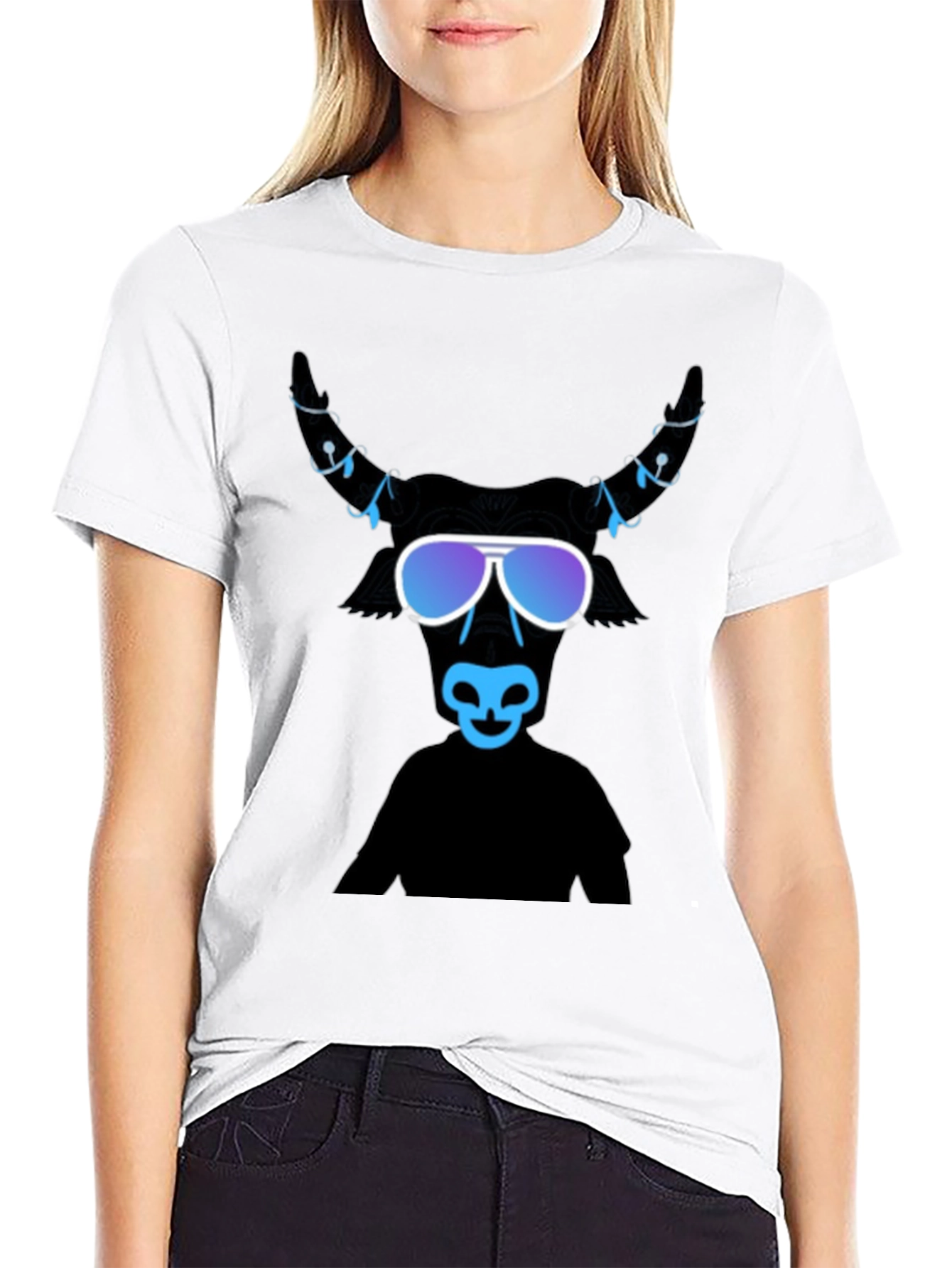 Cool Bull Graphic Tee - Black