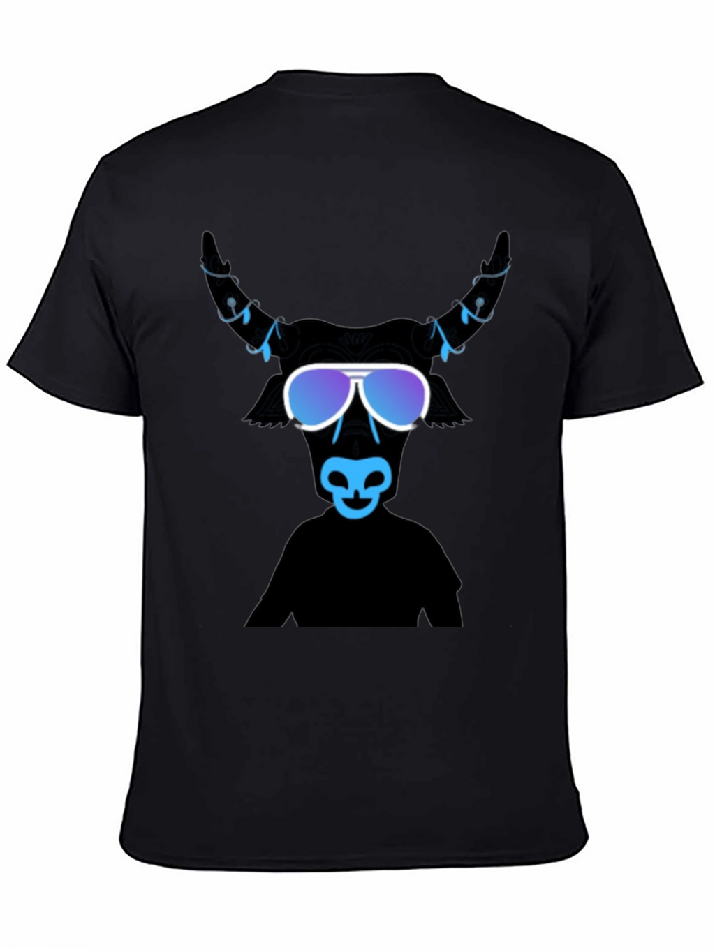 Cool Bull Graphic Tee - Black