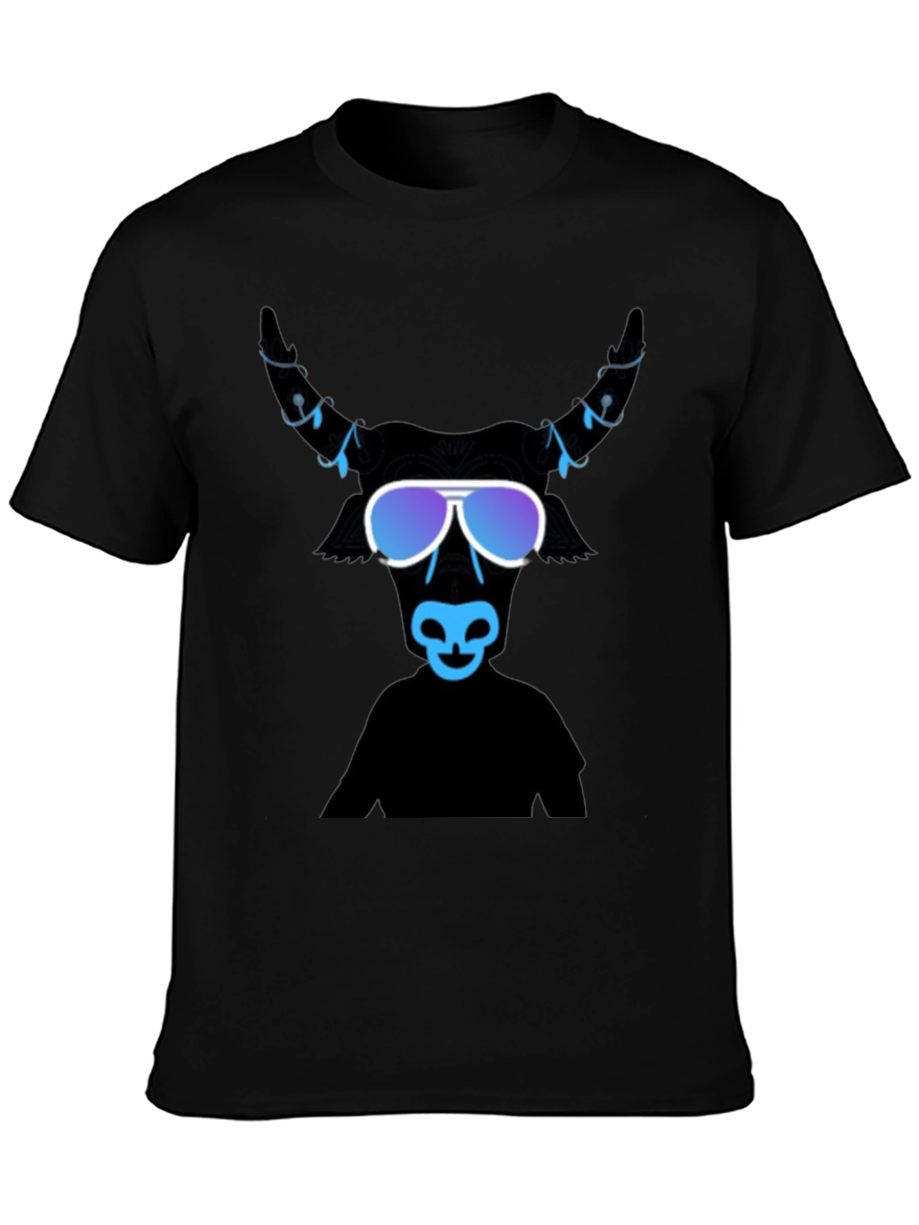 Cool Bull Graphic Tee - Black