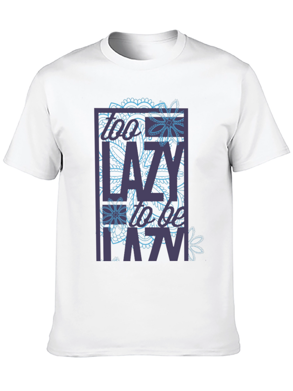 Lazy Floral Graphic T-Shirt
