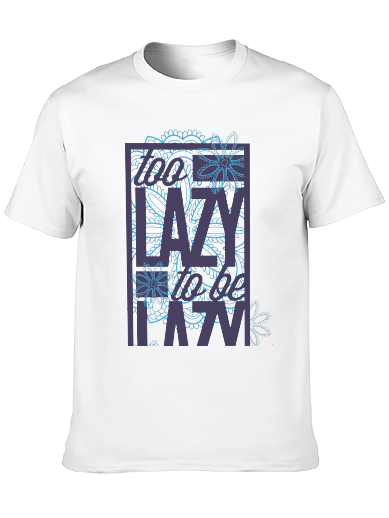 Lazy Floral Graphic T-Shirt