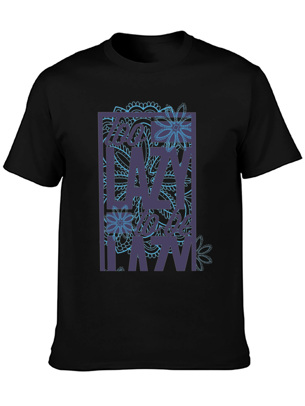 Lazy Floral Graphic T-Shirt