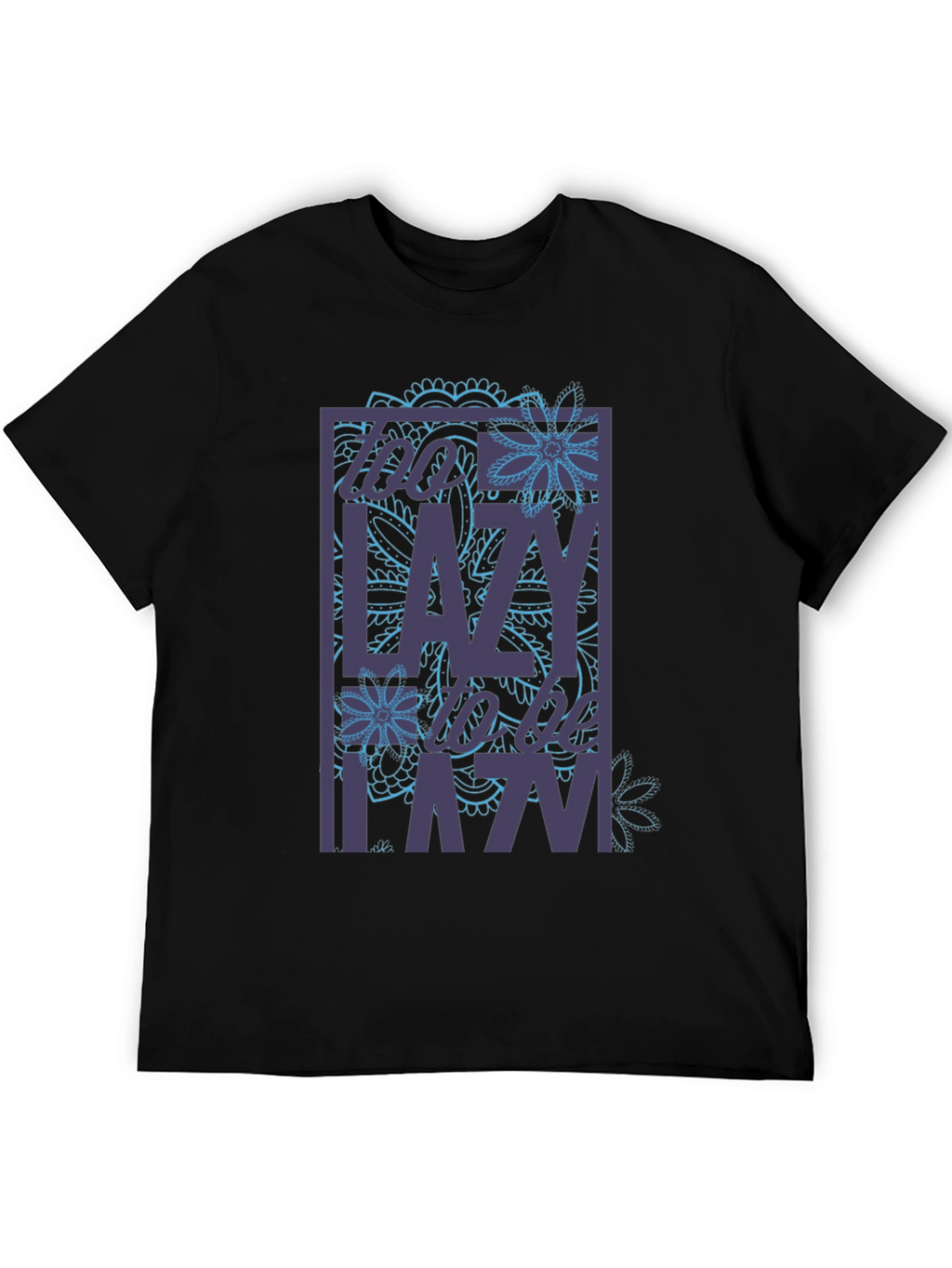 Lazy Floral Graphic T-Shirt