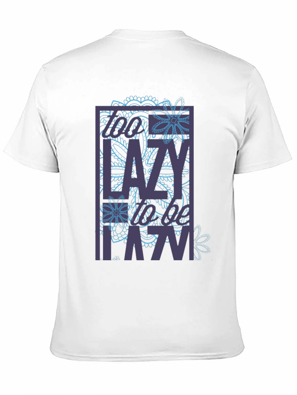 Lazy Floral Graphic T-Shirt