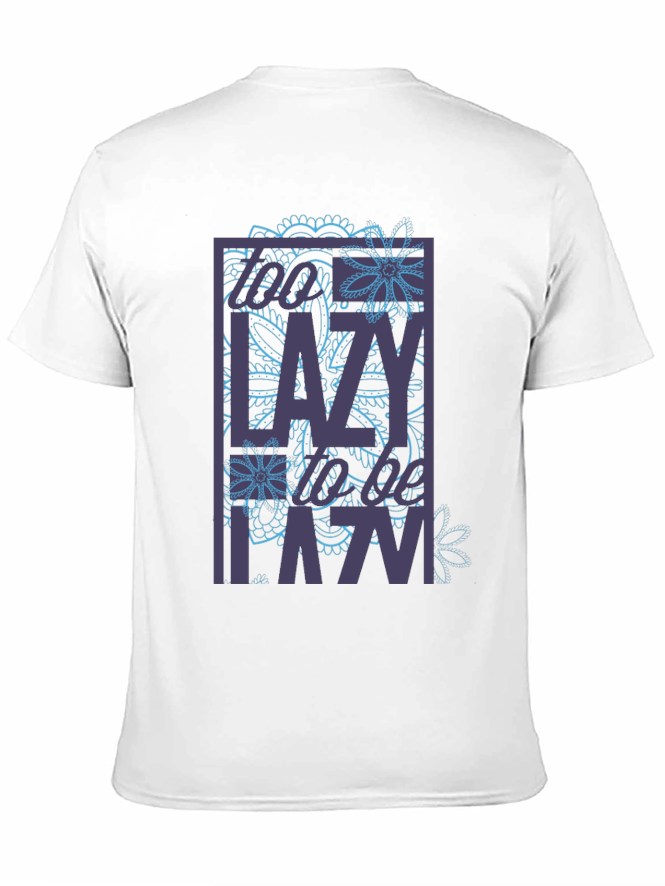 Lazy Floral Graphic T-Shirt