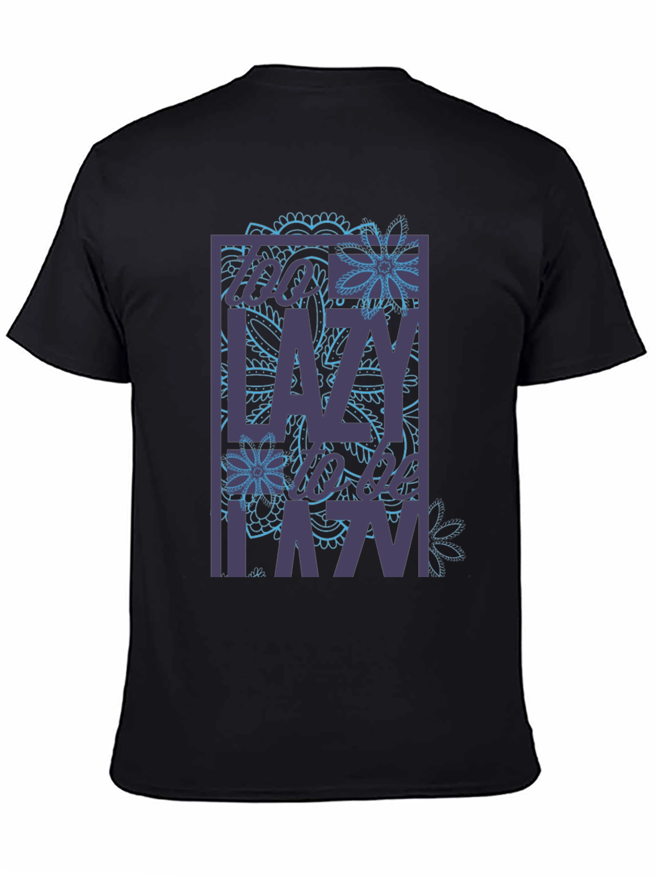 Lazy Floral Graphic T-Shirt