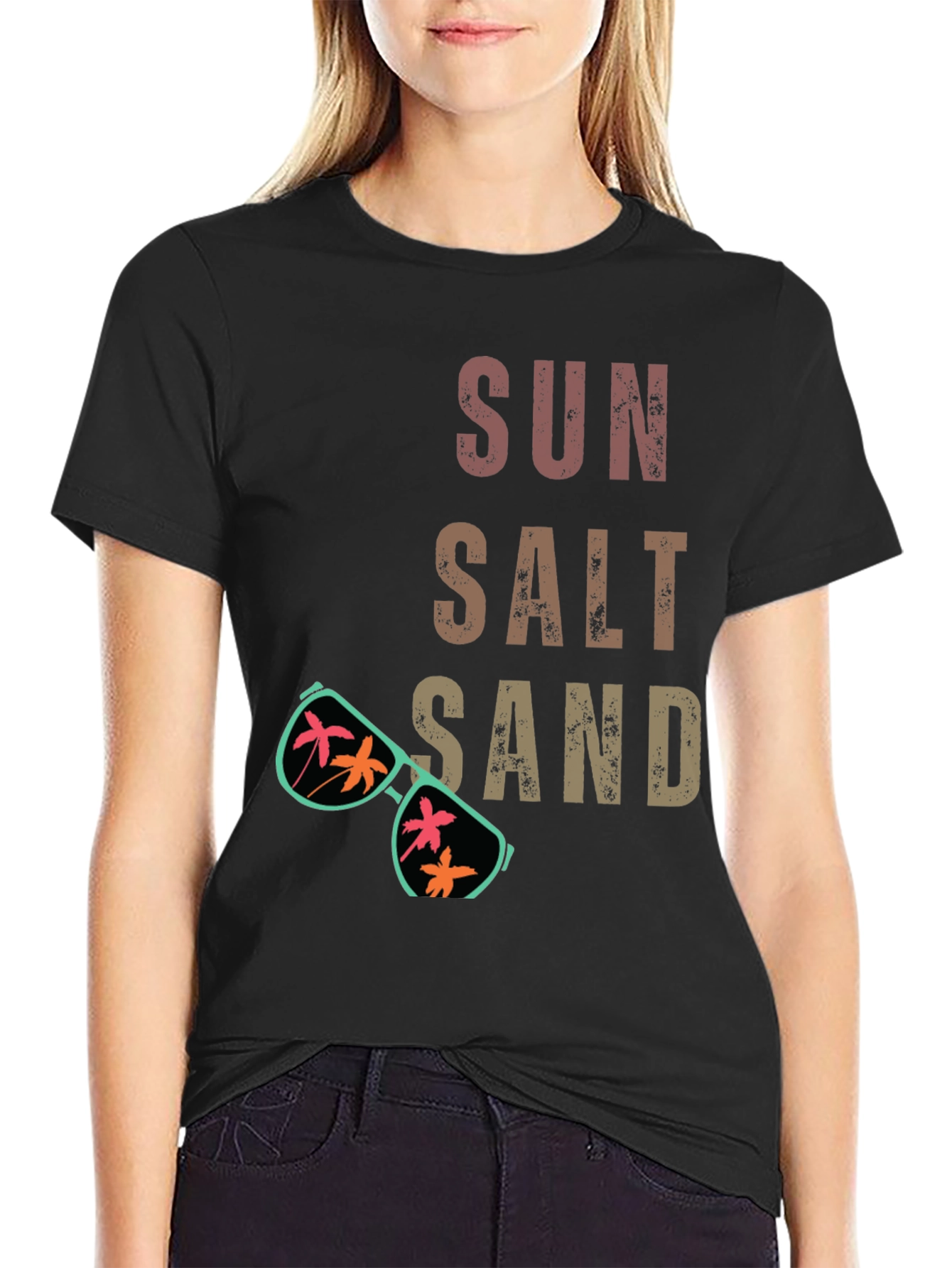 Sun Salt Sand Graphic Tee - Vacation Vibes