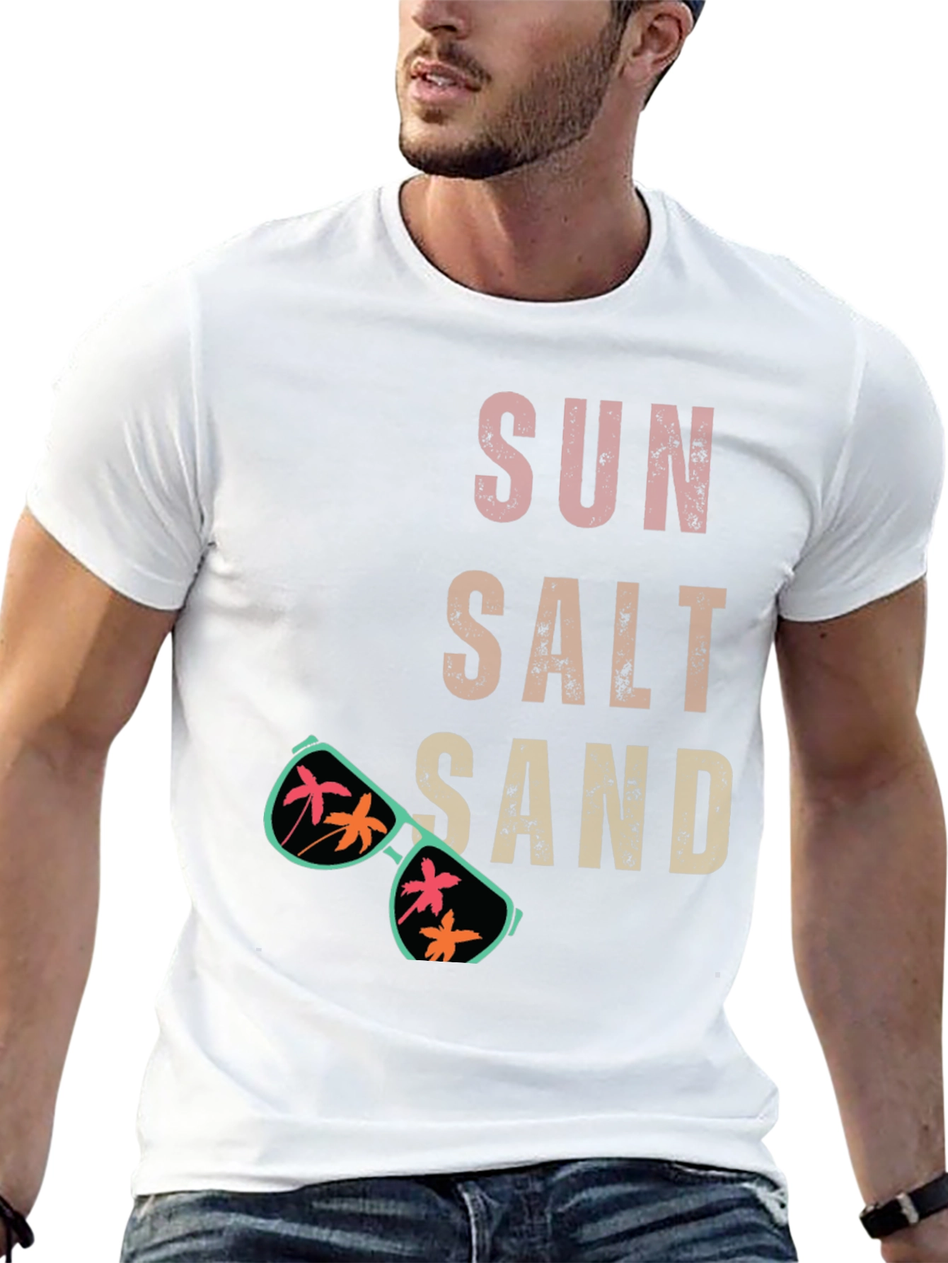 Sun Salt Sand Graphic Tee - Vacation Vibes