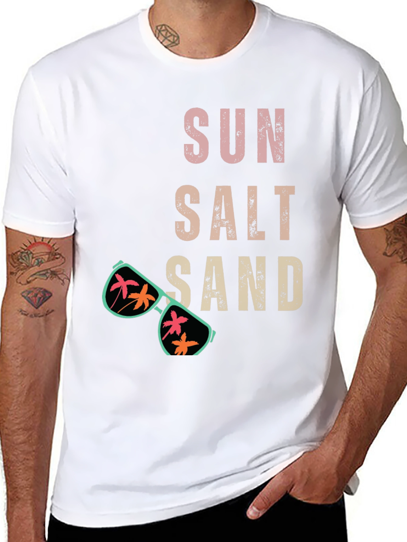 Sun Salt Sand Graphic Tee - Vacation Vibes