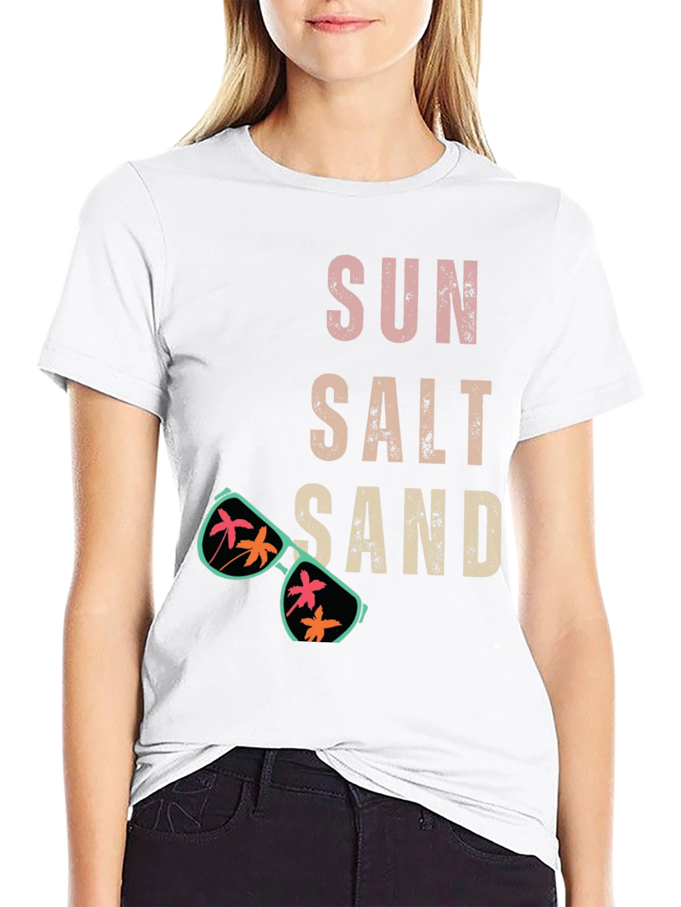Sun Salt Sand Graphic Tee - Vacation Vibes
