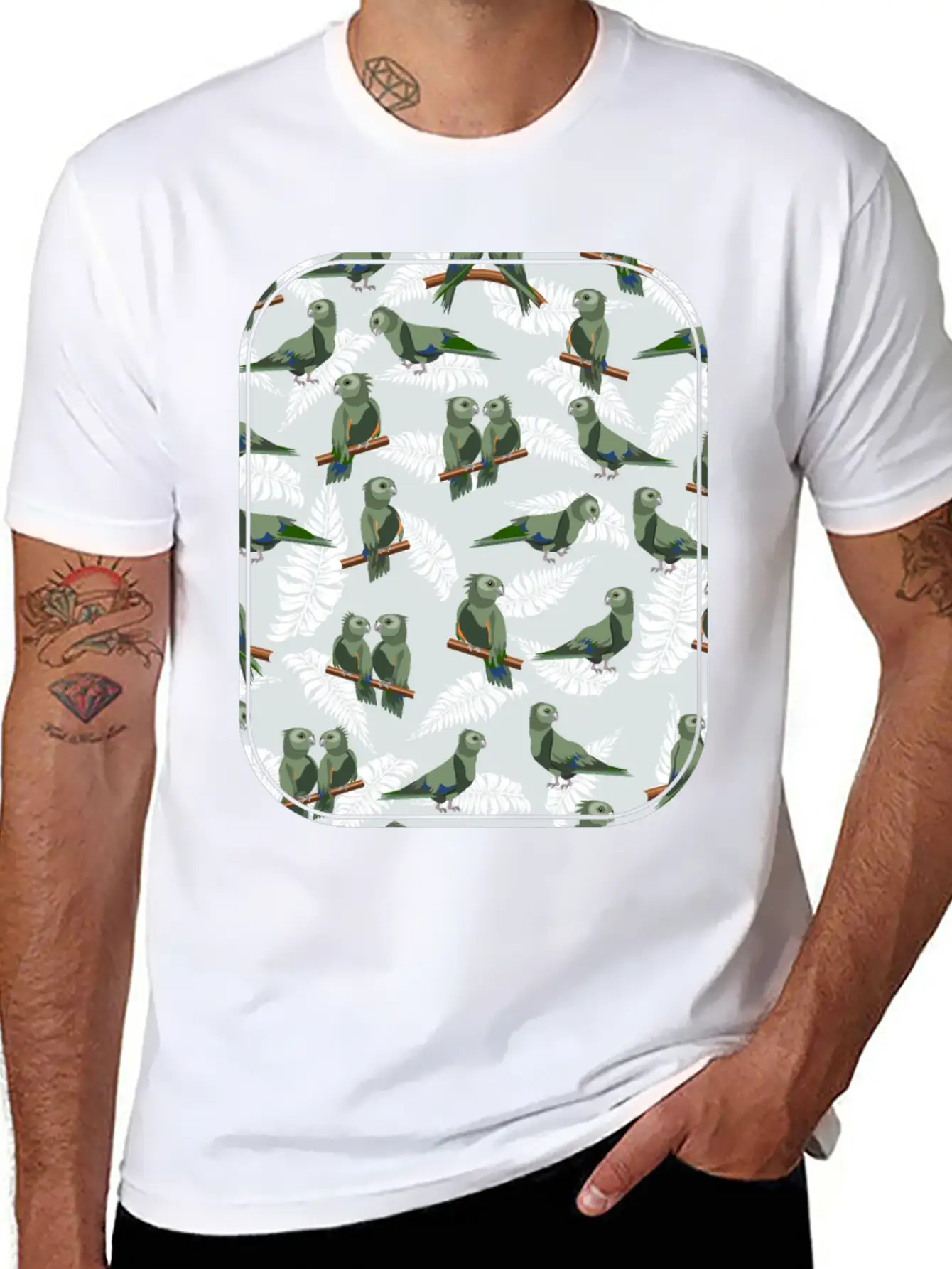 KEA PATTERN SHIRT Unisex Casual T-Shirt – Clean Design For Daily Comfort
