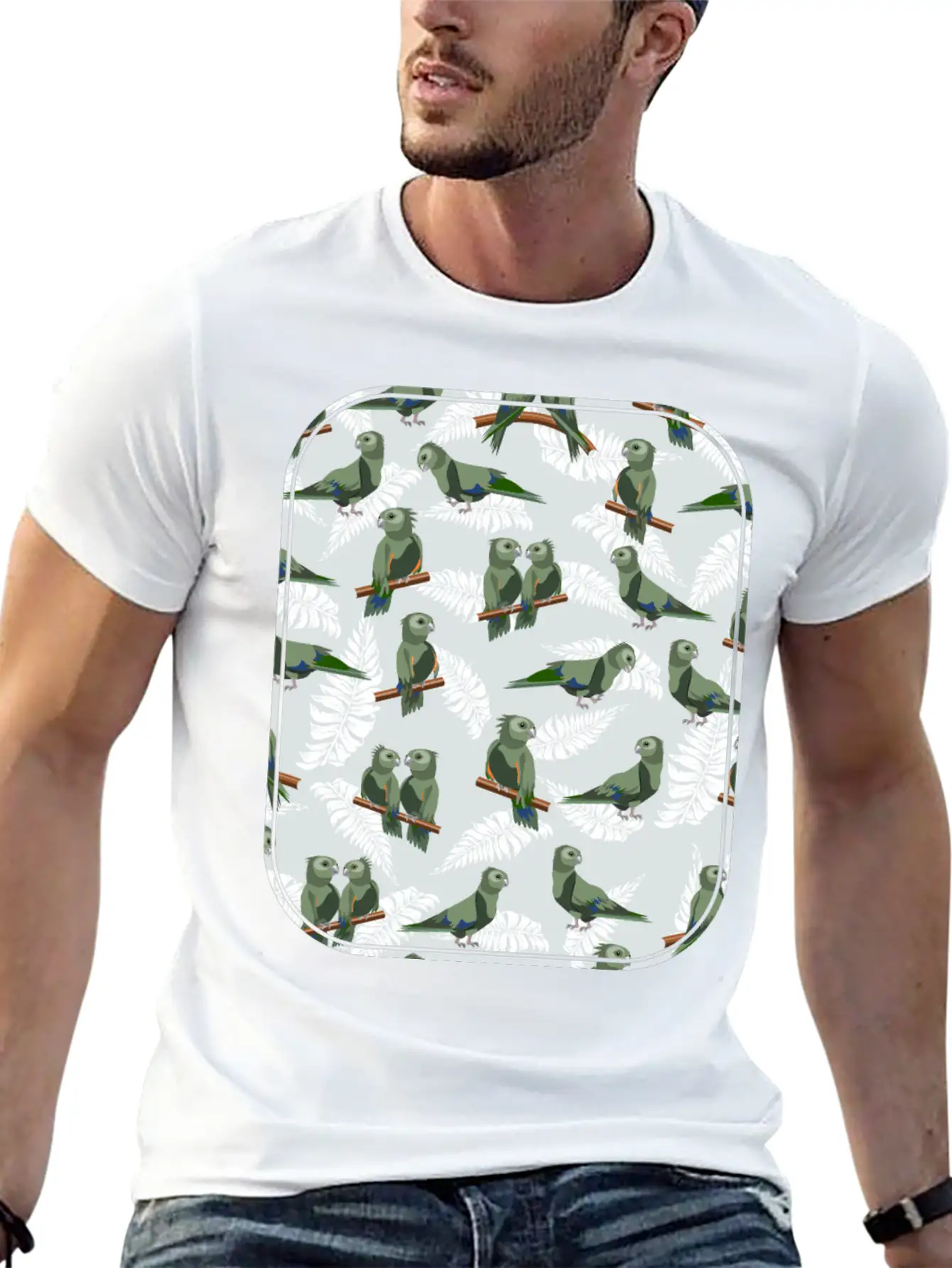 KEA PATTERN SHIRT Unisex Casual T-Shirt – Clean Design For Daily Comfort