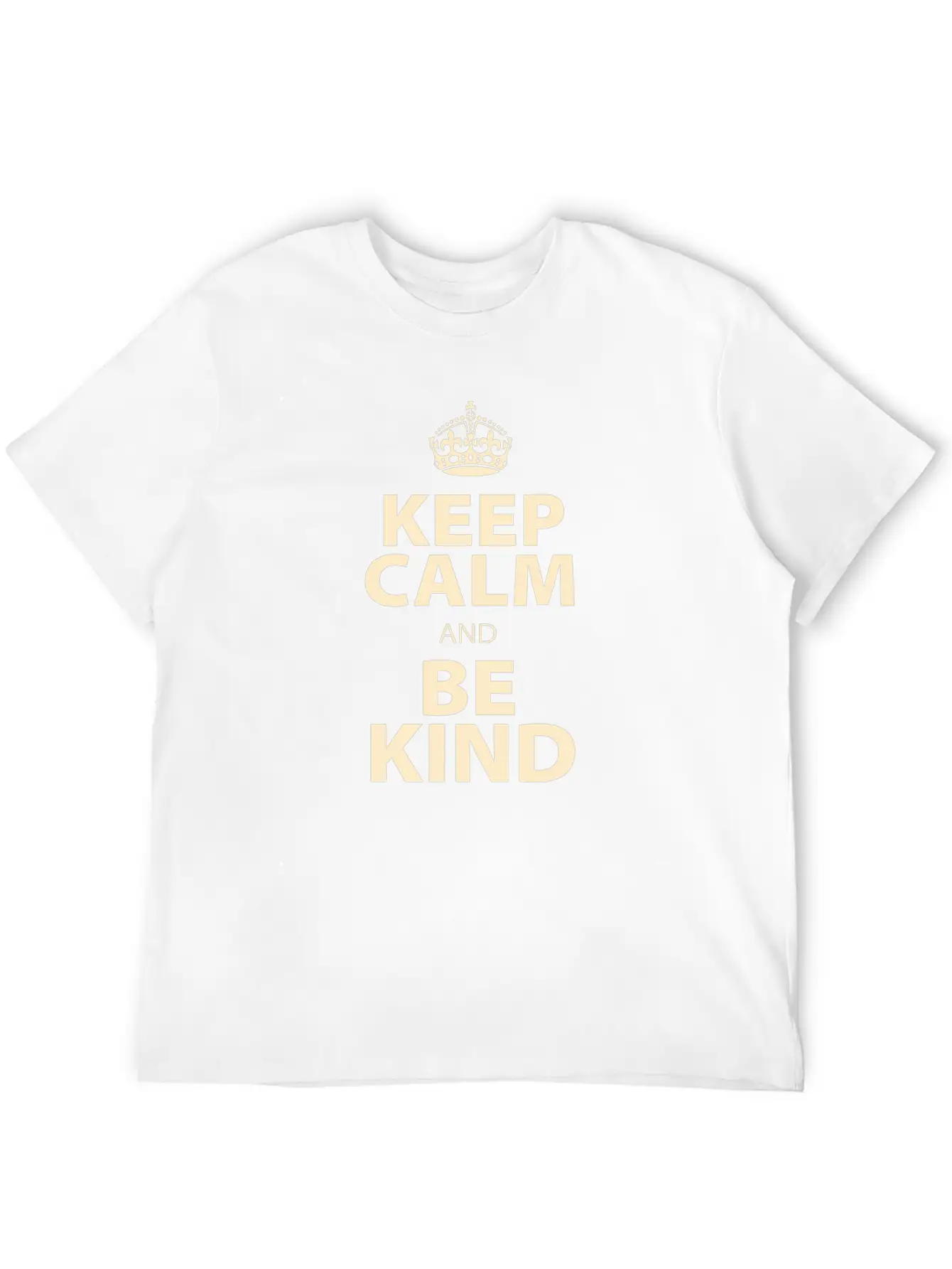Keep Calm And Be Kind Stylish Everyday T-Shirt – Unisex Basic Cotton Tee