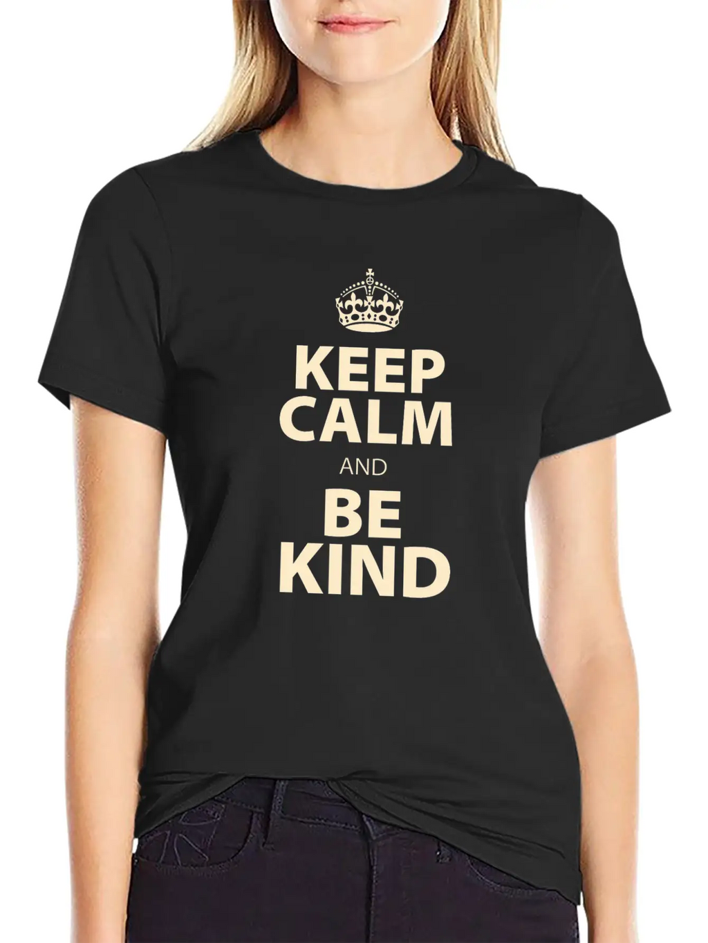 Keep Calm And Be Kind Stylish Everyday T-Shirt – Unisex Basic Cotton Tee