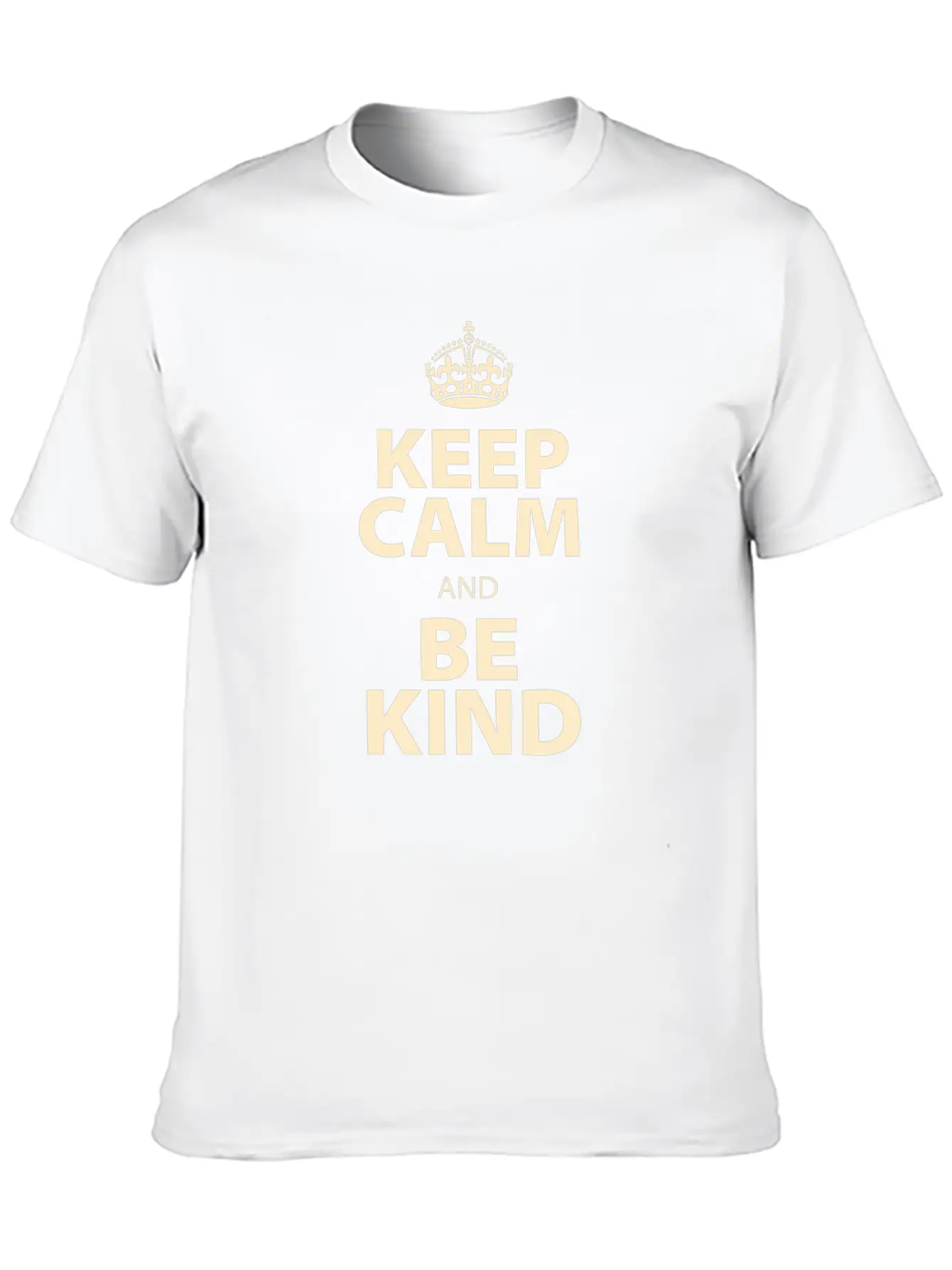 Keep Calm And Be Kind Stylish Everyday T-Shirt – Unisex Basic Cotton Tee