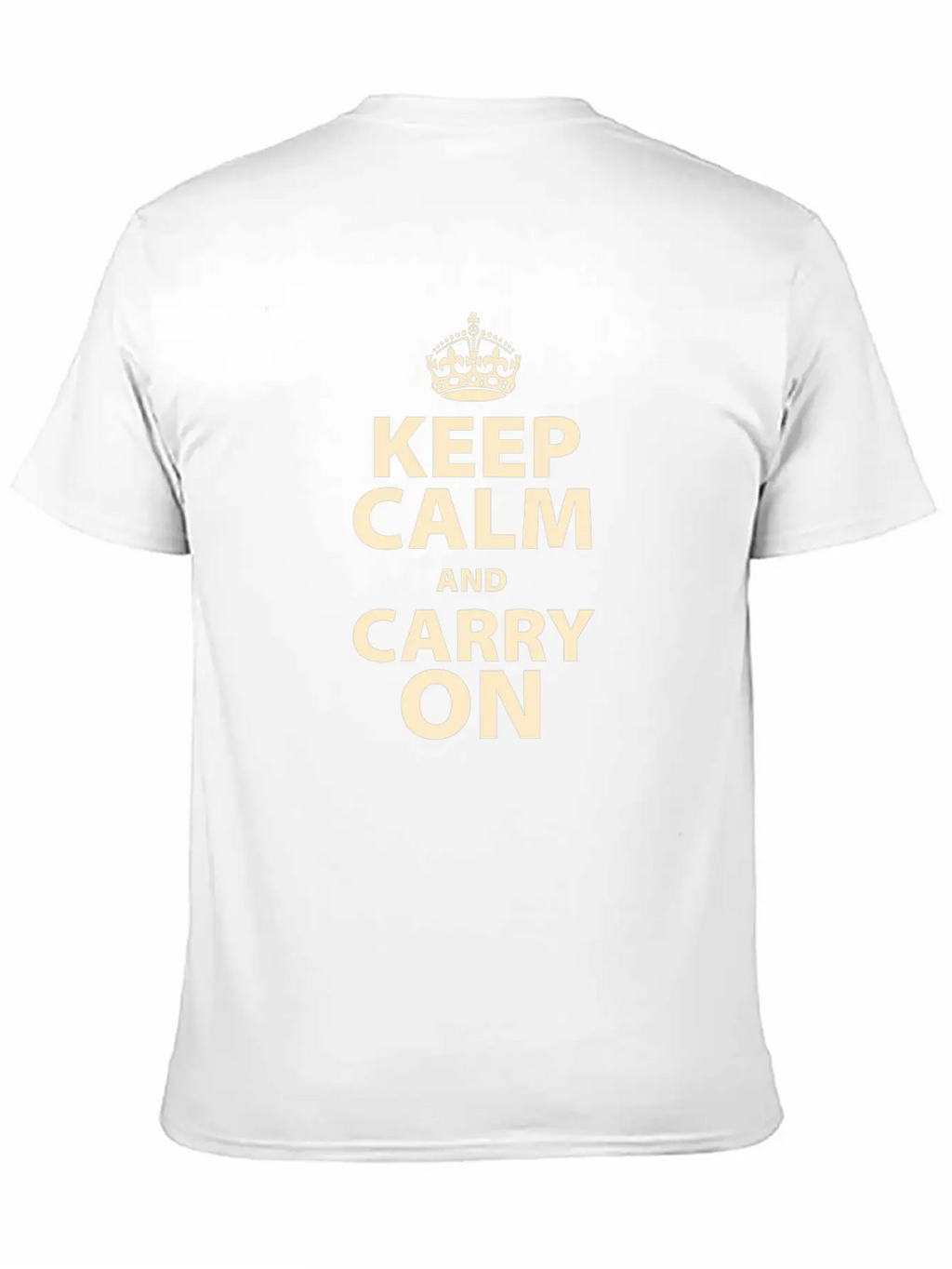 Keep Calm And Carry On Stylish Everyday T-Shirt – Unisex Basic Cotton Tee