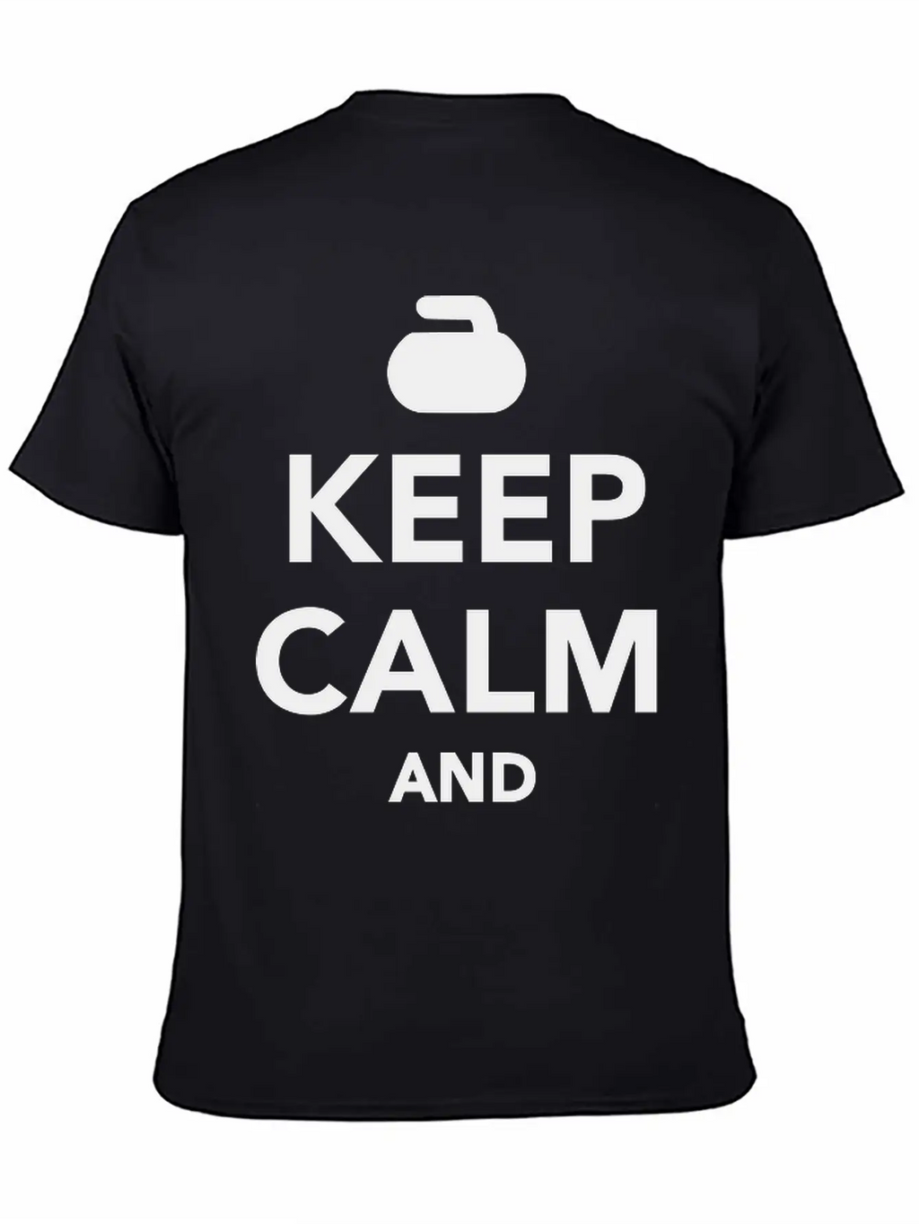 Keep Calm And Curl On Unisex Casual T-Shirt – Clean Design For Daily Comfort