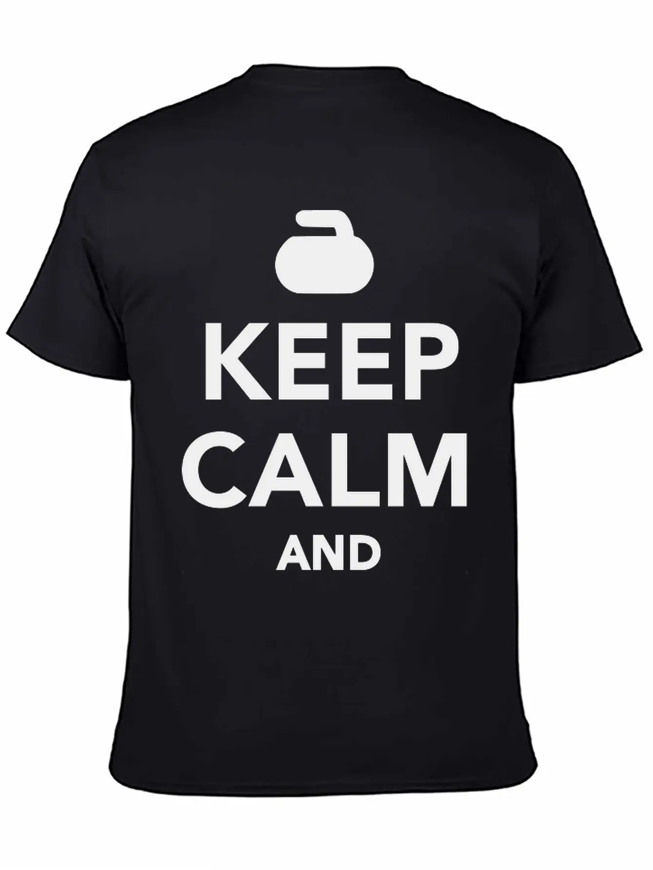 Keep Calm And Curl On Unisex Casual T-Shirt – Clean Design For Daily Comfort
