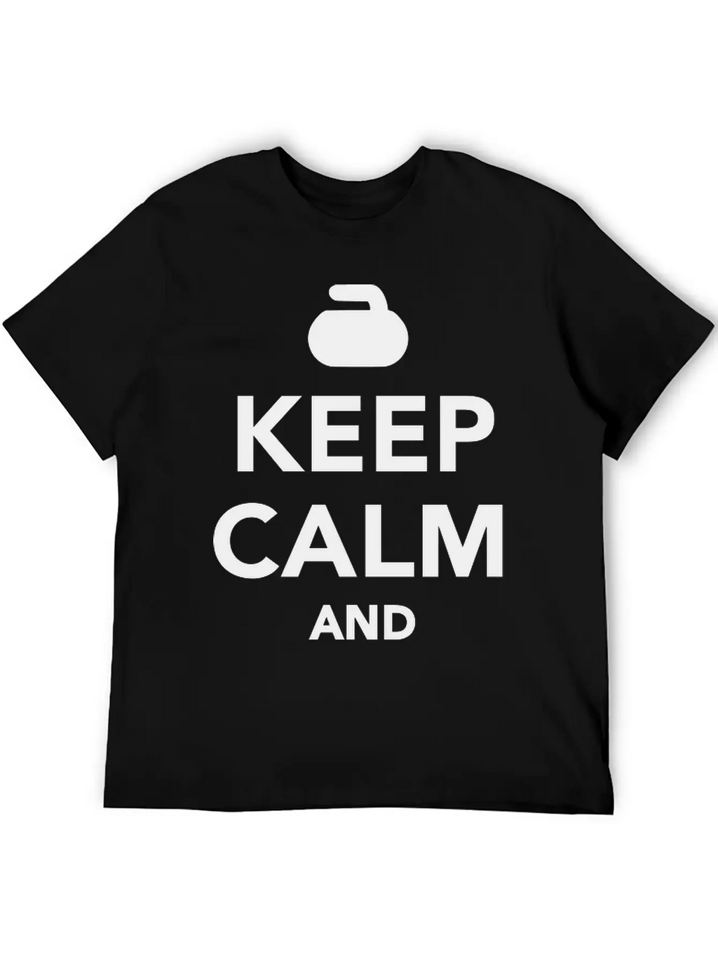 Keep Calm And Curl On Unisex Casual T-Shirt – Clean Design For Daily Comfort