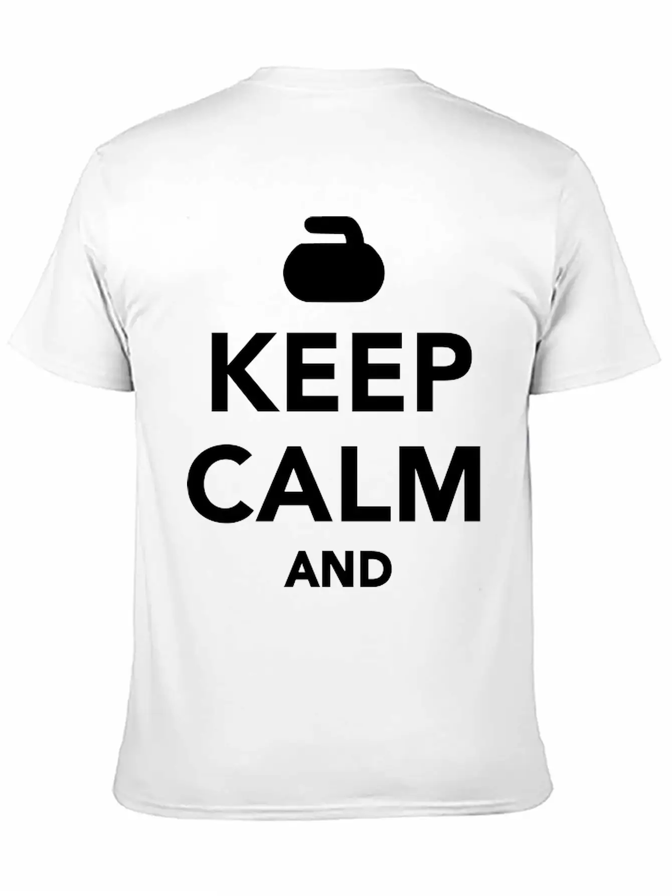 Keep Calm And Curl On Unisex Casual T-Shirt – Clean Design For Daily Comfort