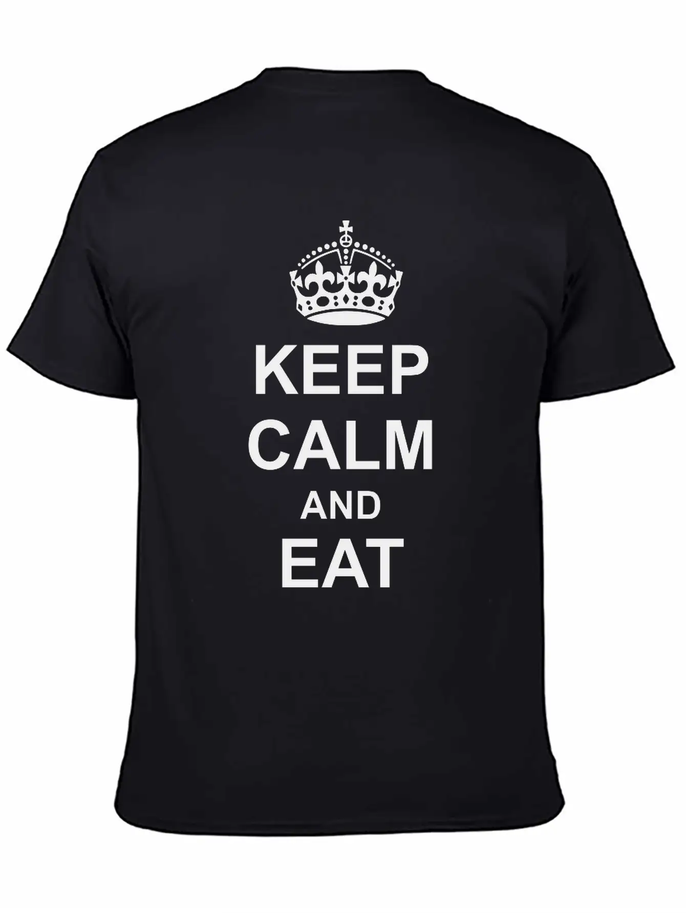 Keep Calm And Eat Cookies Casual Graphic T-Shirt – Simple And Comfortable Daily Wear