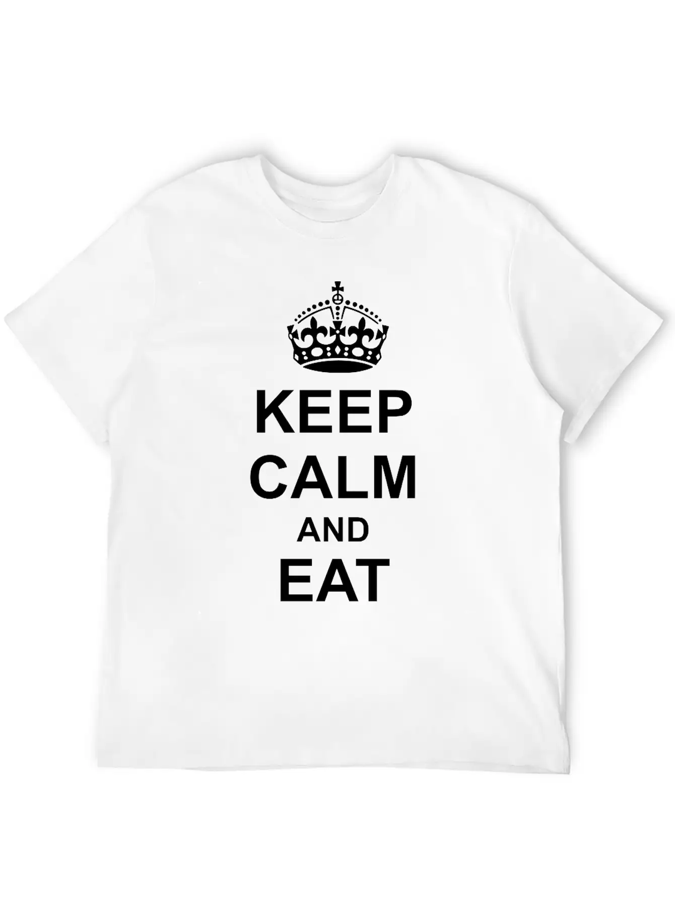 Keep Calm And Eat Cookies Casual Graphic T-Shirt – Simple And Comfortable Daily Wear
