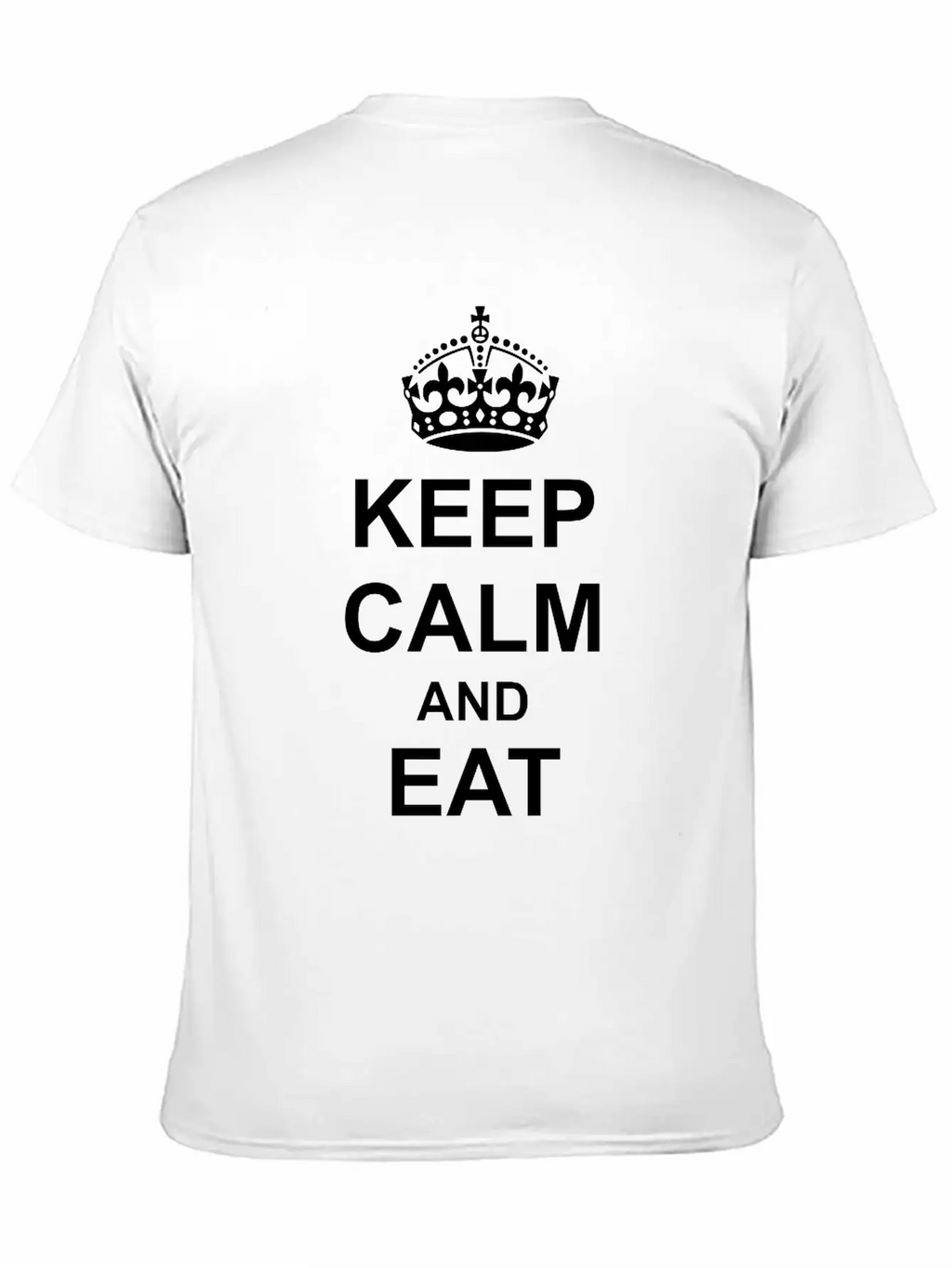 Keep Calm And Eat Cookies Casual Graphic T-Shirt – Simple And Comfortable Daily Wear