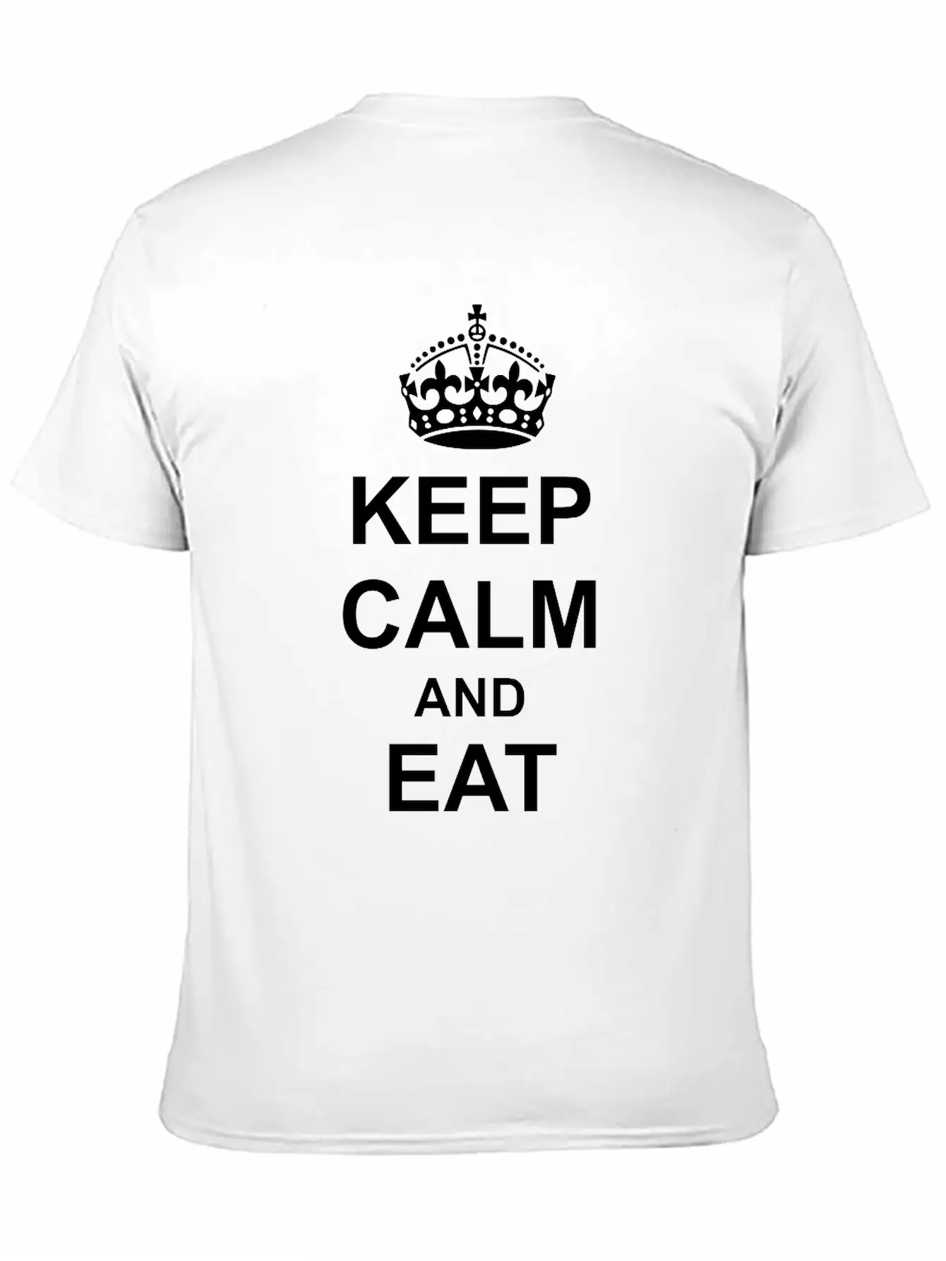Keep Calm And Eat Cookies Casual Graphic T-Shirt – Simple And Comfortable Daily Wear