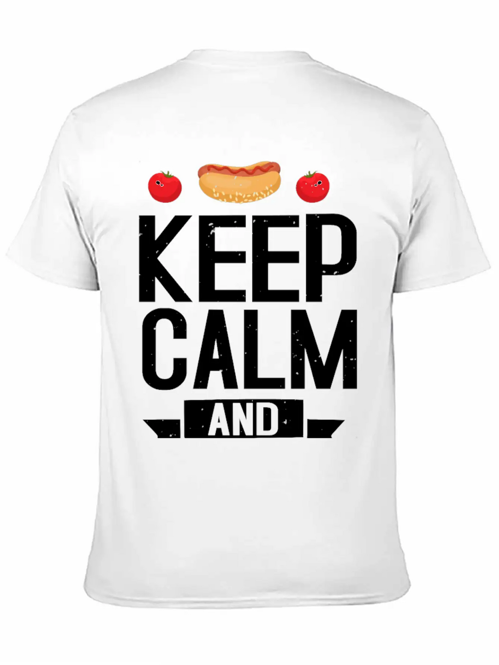 Keep Calm And Keto On Casual Graphic T-Shirt – Simple And Comfortable Daily Wear