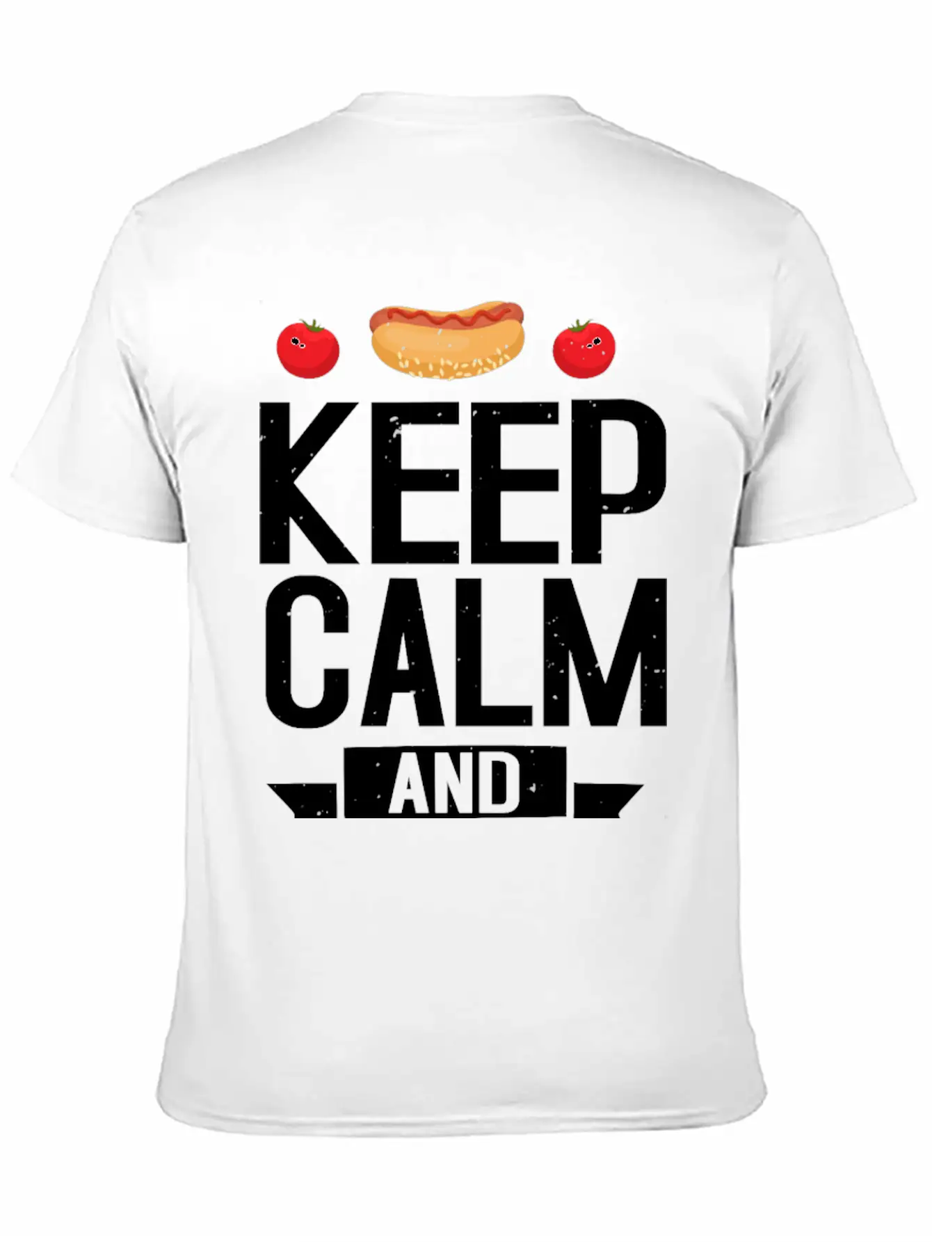 Keep Calm And Keto On Casual Graphic T-Shirt – Simple And Comfortable Daily Wear