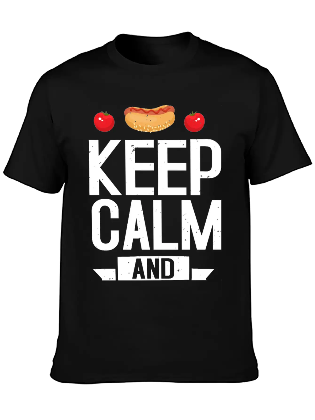 Keep Calm And Keto On Casual Graphic T-Shirt – Simple And Comfortable Daily Wear
